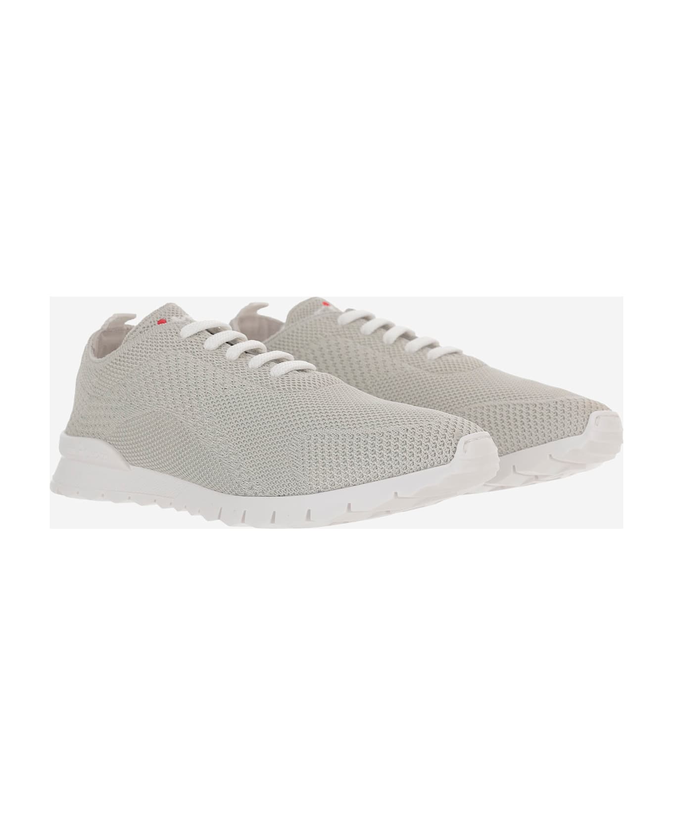 Kiton Stretch Cotton Sneakers - Grey