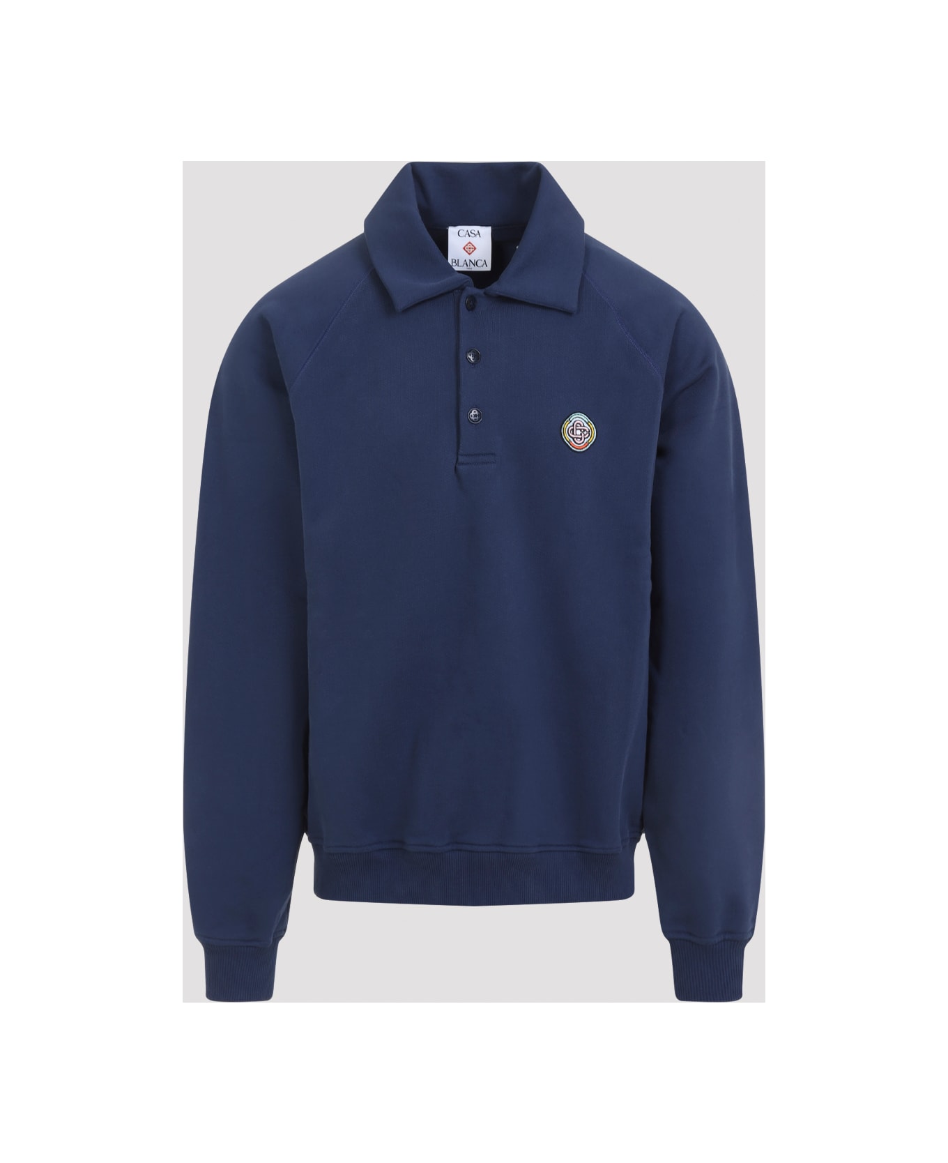 Casablanca Collar Sweatshirt - Dress Blues