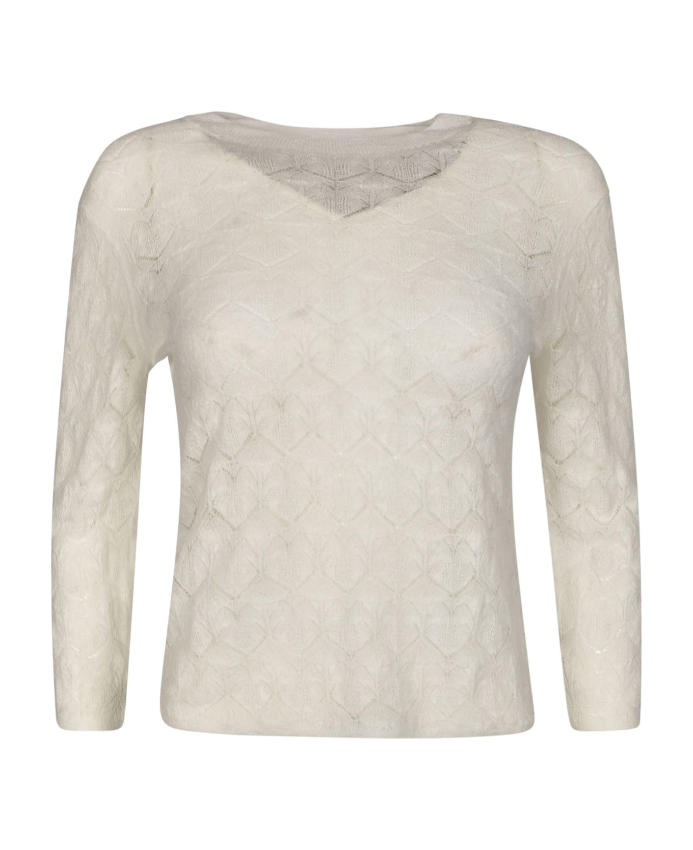 Vince V-neck Sweater - White