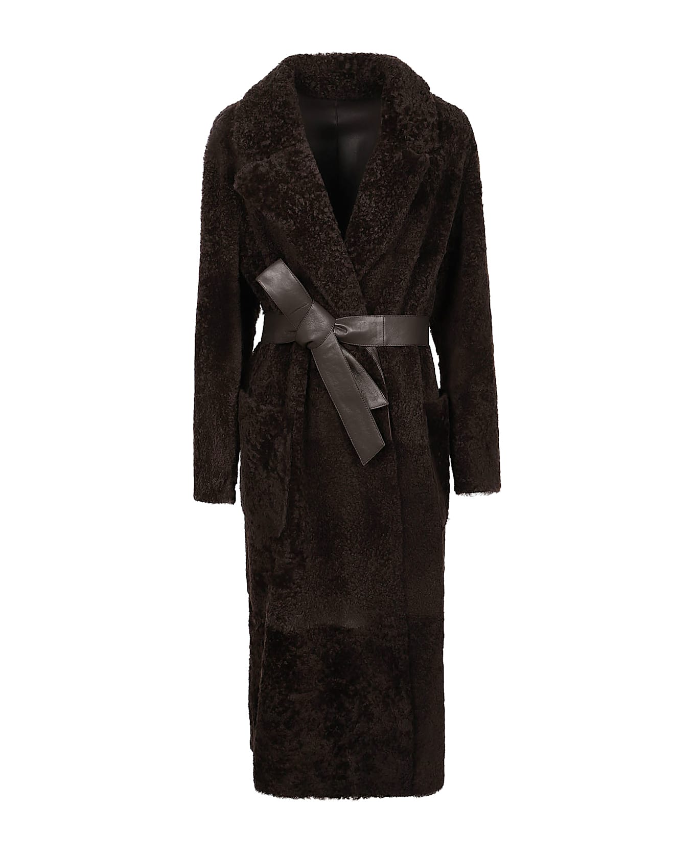 Desa 1972 Shearling Coat - Mocha