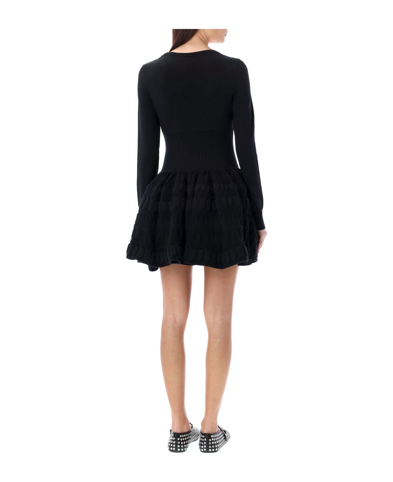 Alaia Crinoline Mini Dress - BLACK ワンピース＆ドレス