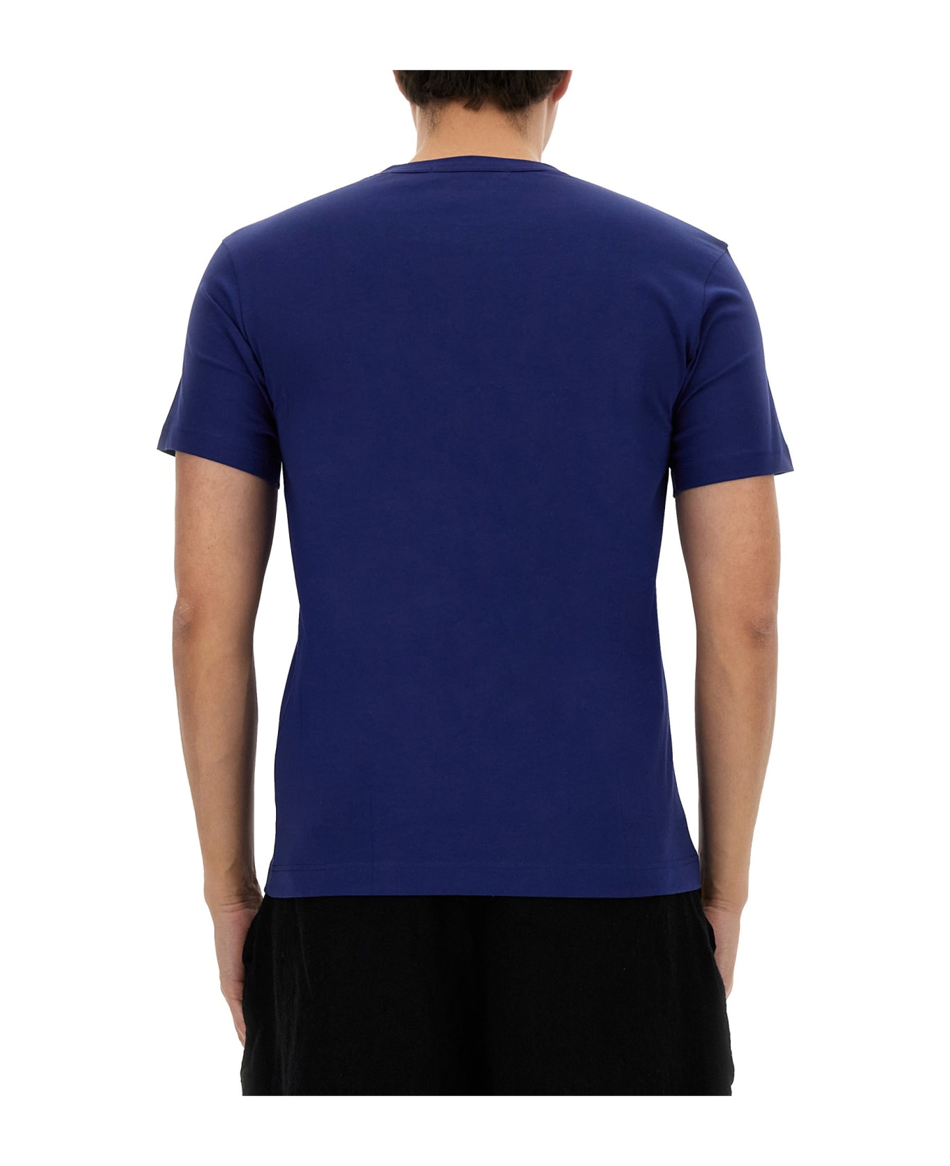 Comme des Garçons Shirt T-shirt With Logo T-Shirt - NAVY シャツ