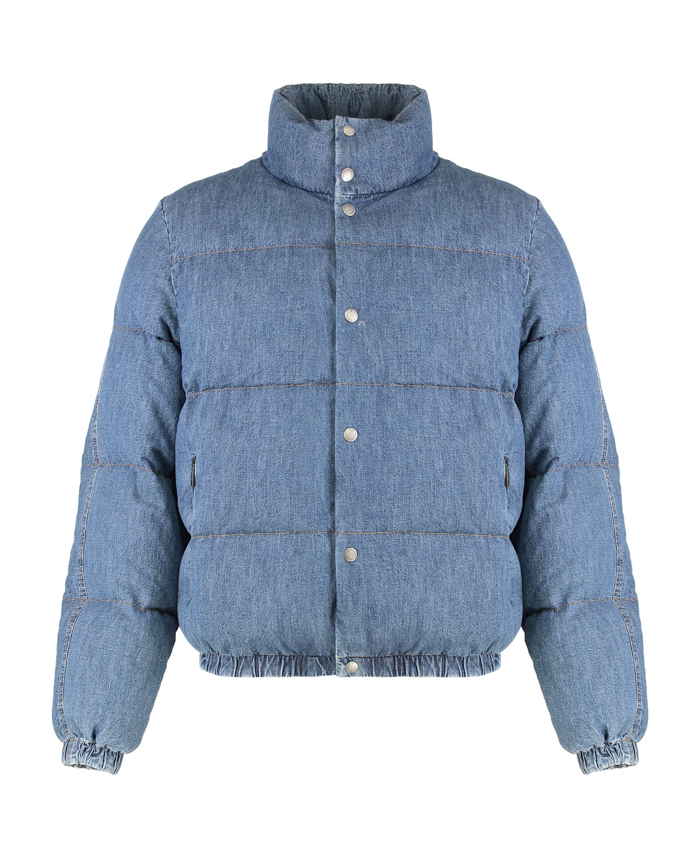 Dolce 
Gabbana Puffer Jacket In Denim - Denim