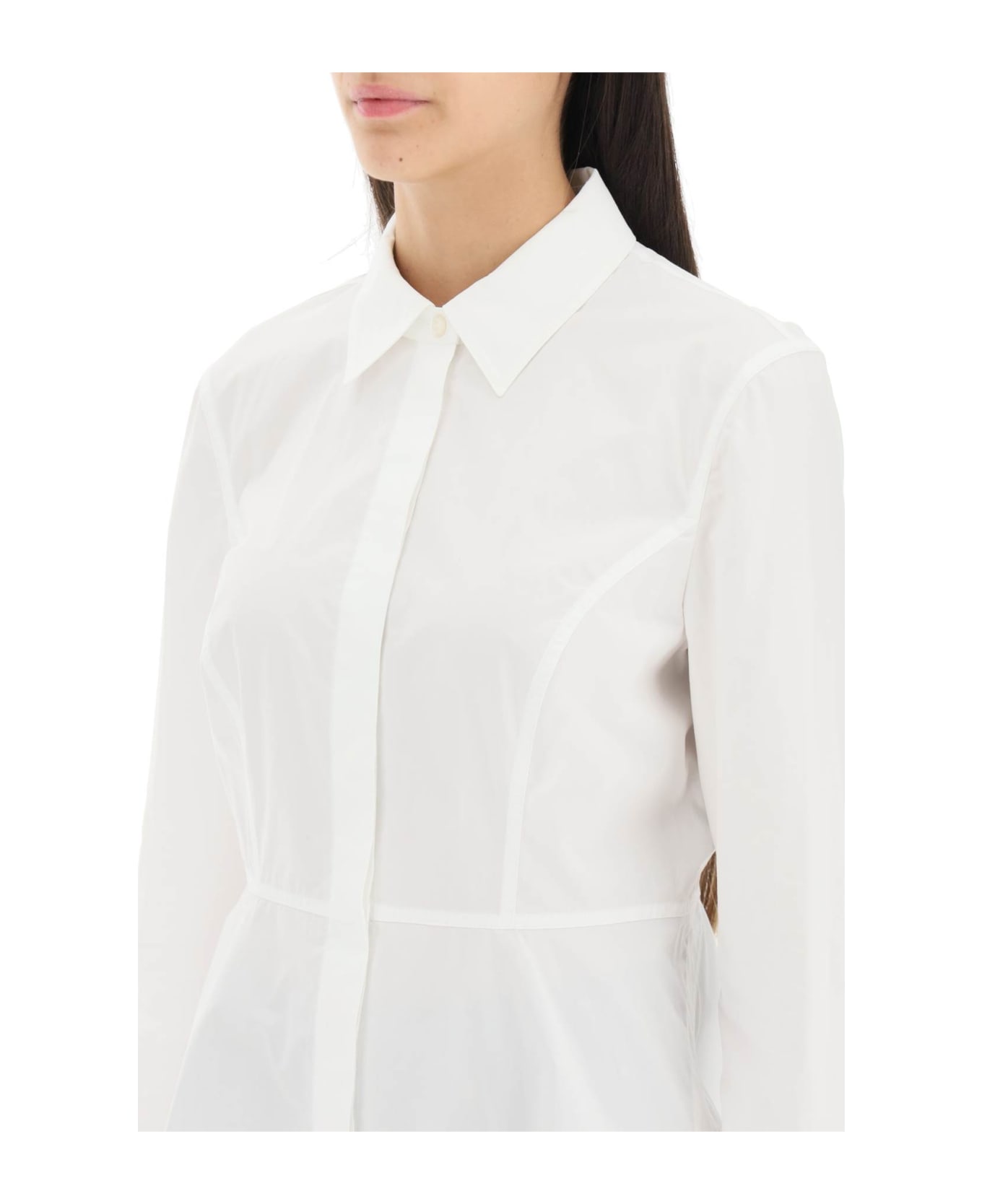 Tory Burch Shirt With Pleats - WHITE (White)