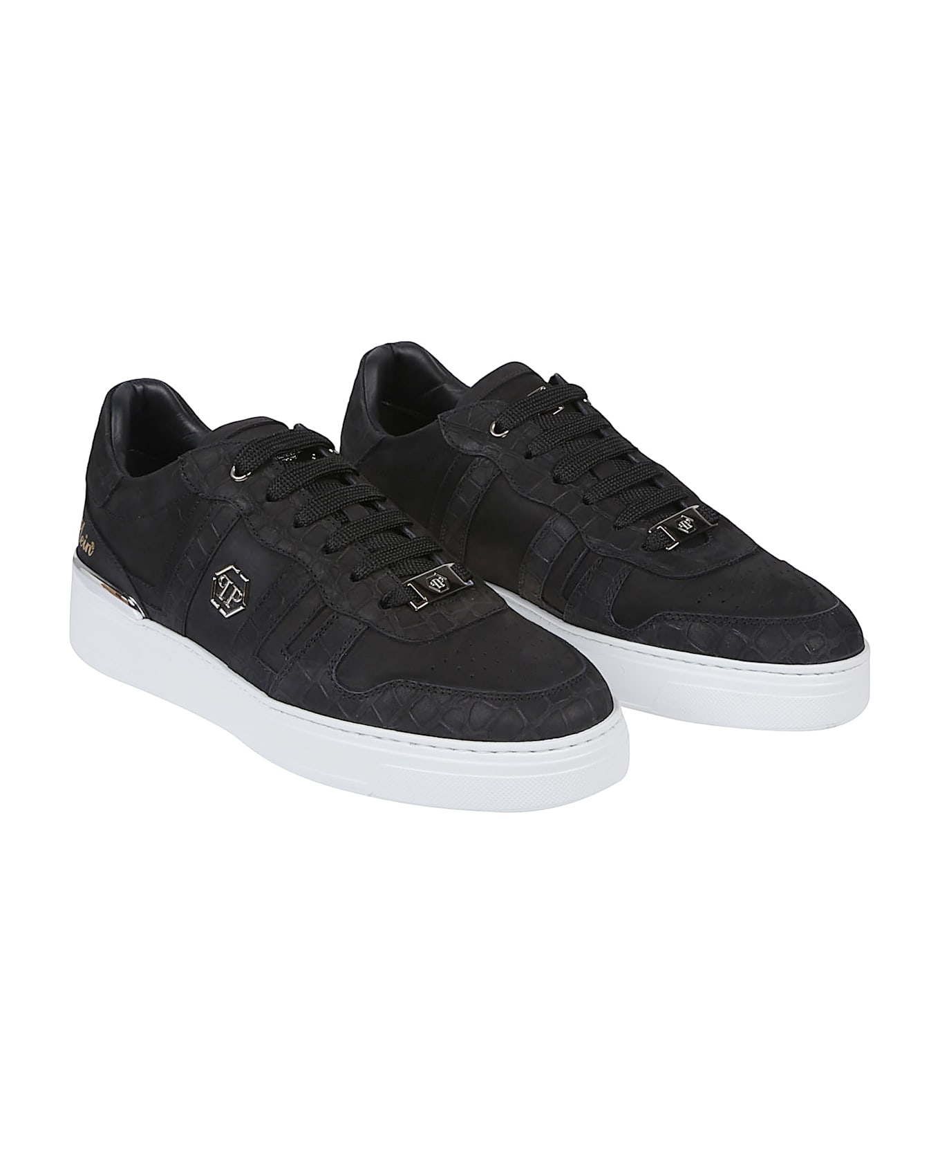 Philipp Plein Cocco Low Top Sneakers - Black