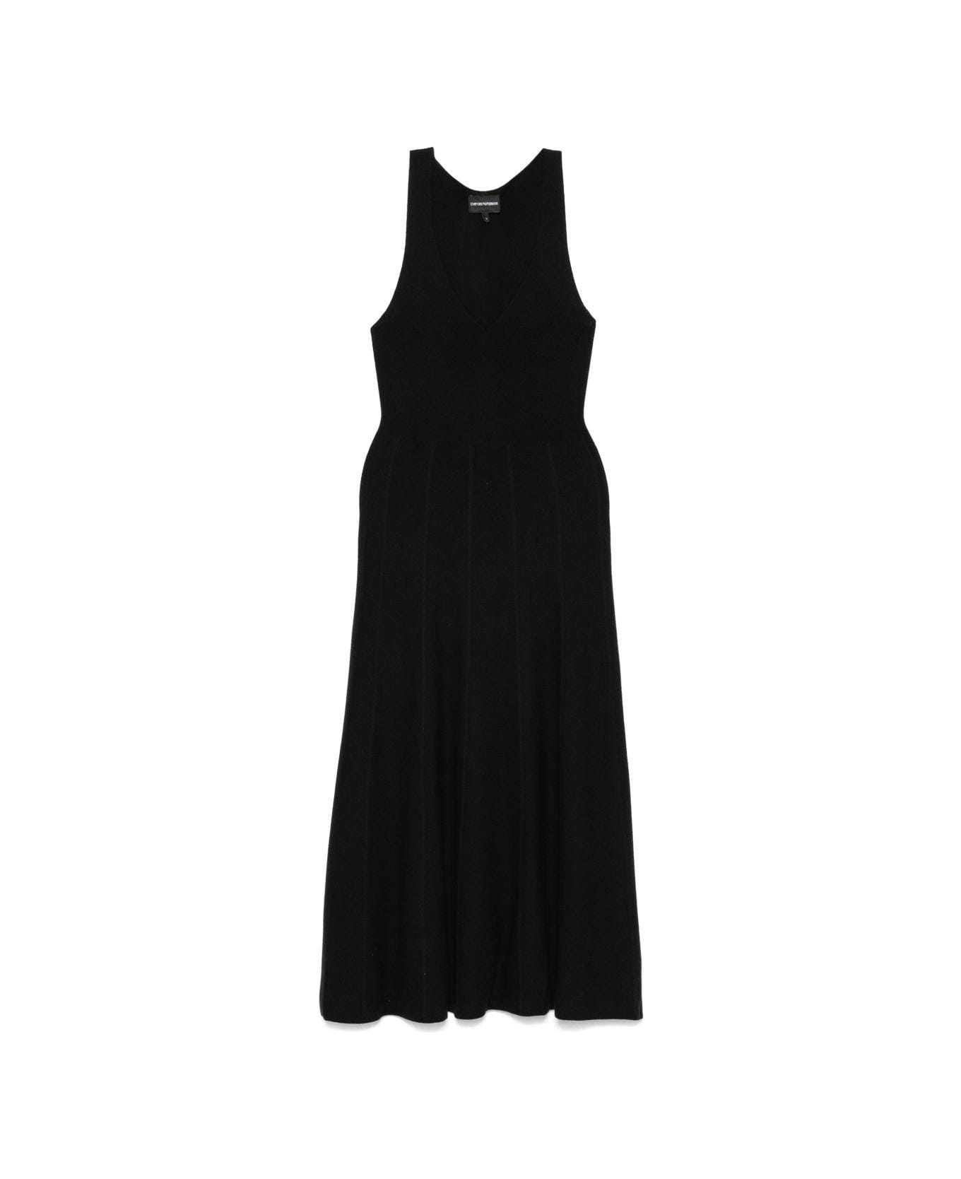 Emporio Armani Sleeveless Dress - Black