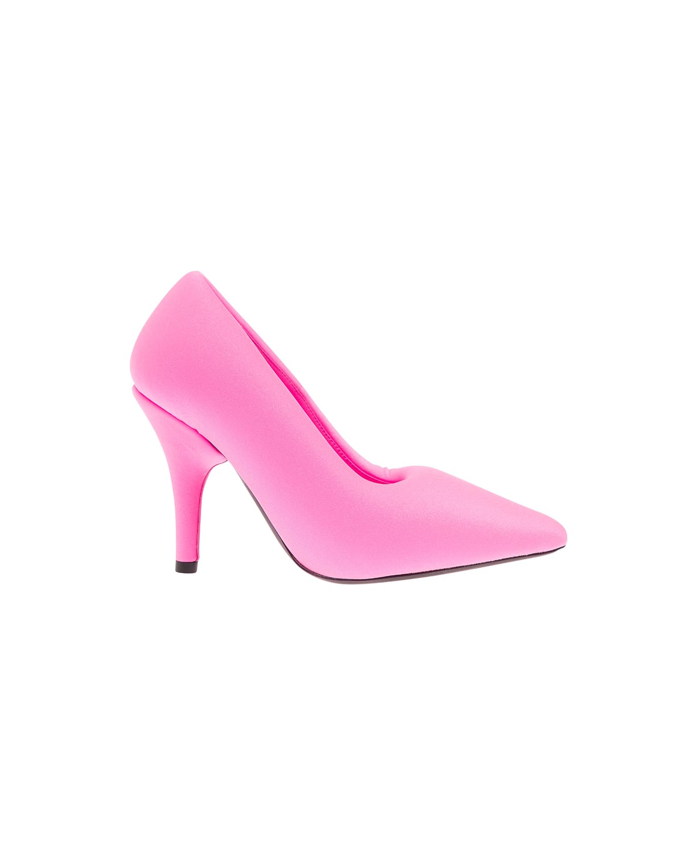 Balenciaga 'xl' Oversized Neon Pink Pump With Knife Heel In Spandex Woman - Pink ハイヒール