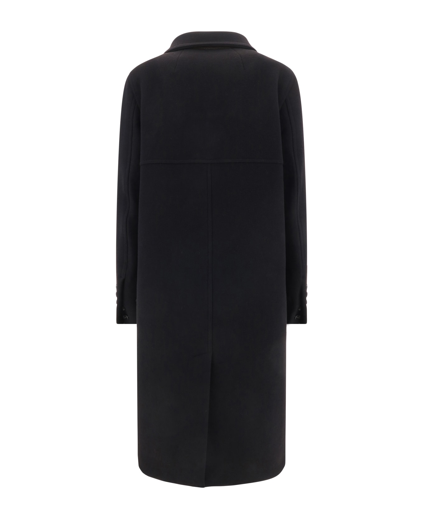 Rick Owens Maxi Double-breasted Coat - Black  