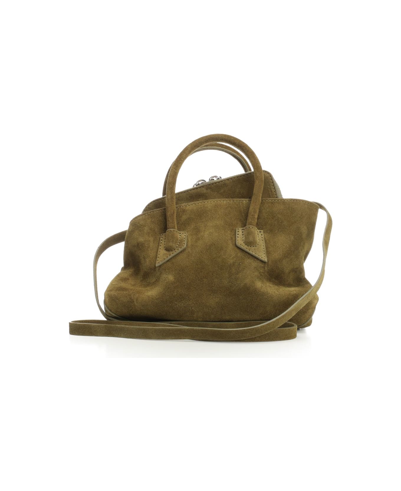 The Attico La Passeggiata Mini Shoulder Bag - KHAKI