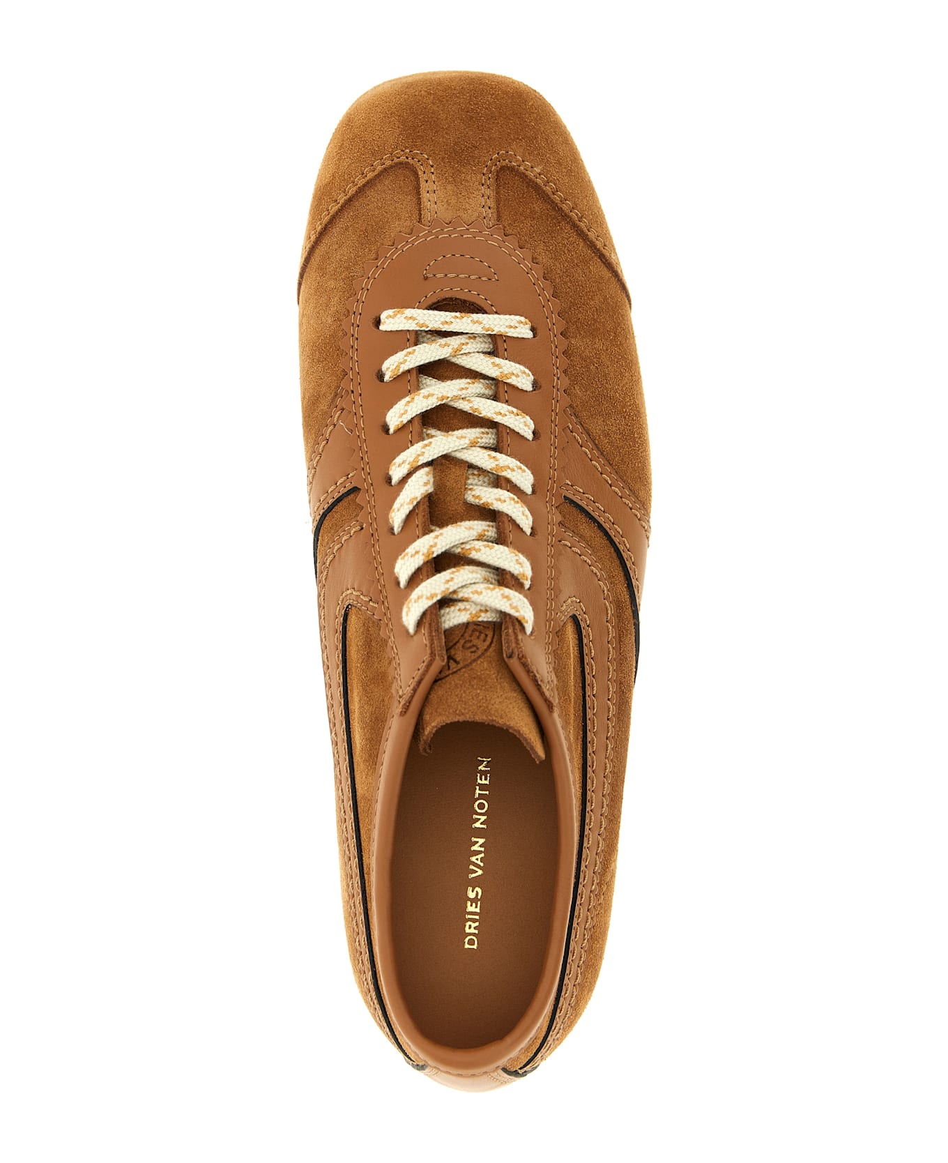 Dries Van Noten Suede Sneakers - Brown