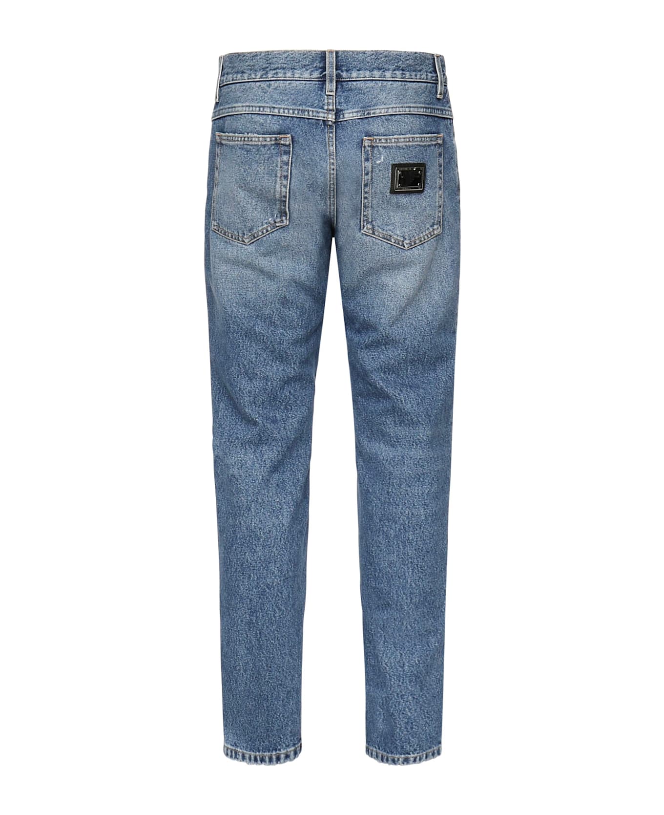 Dolce 
Gabbana Regular-fit Cotton Jeans - Blue