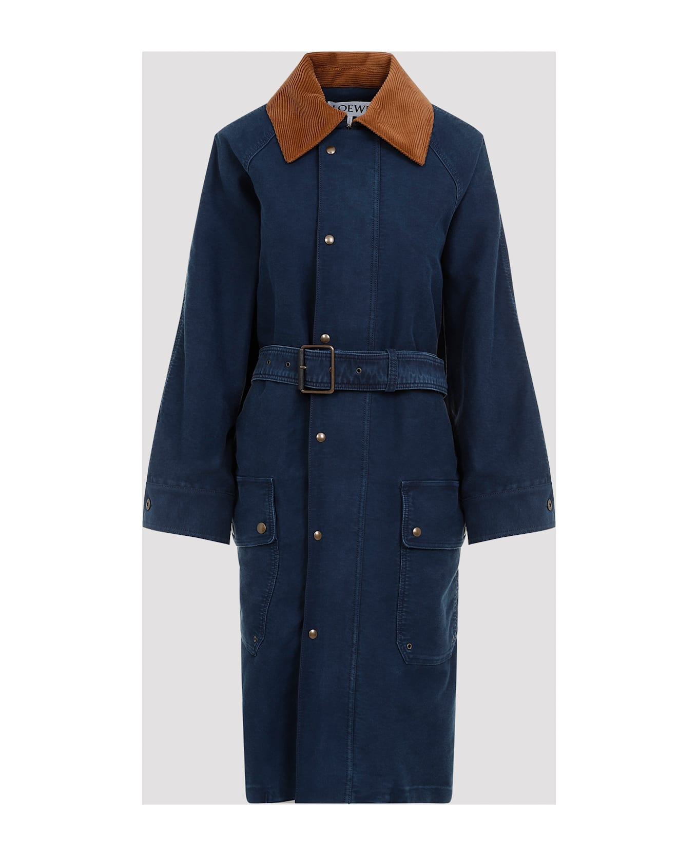 Loewe Coat - Indigo Blue