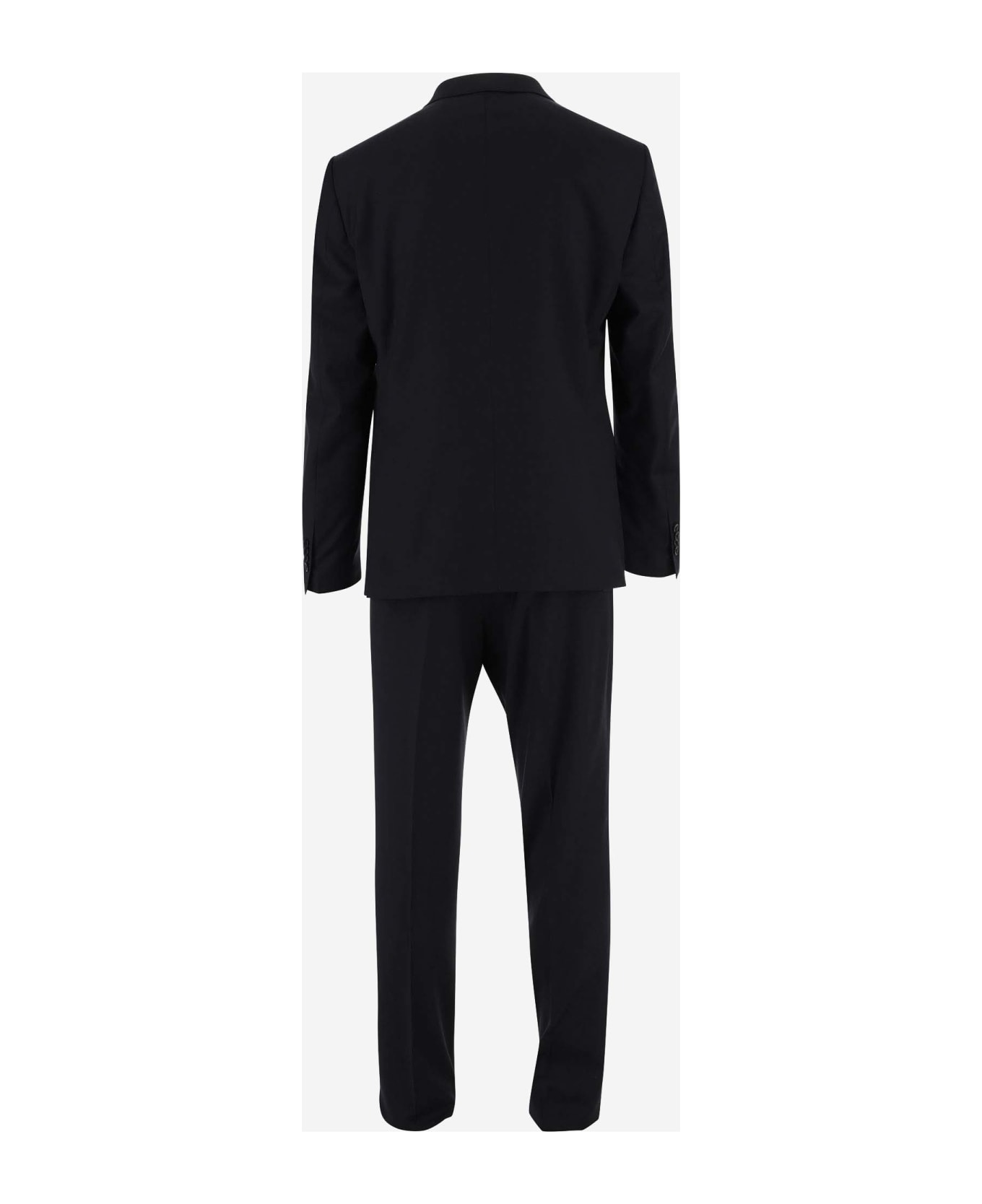 Tagliatore Wool Suit - Black