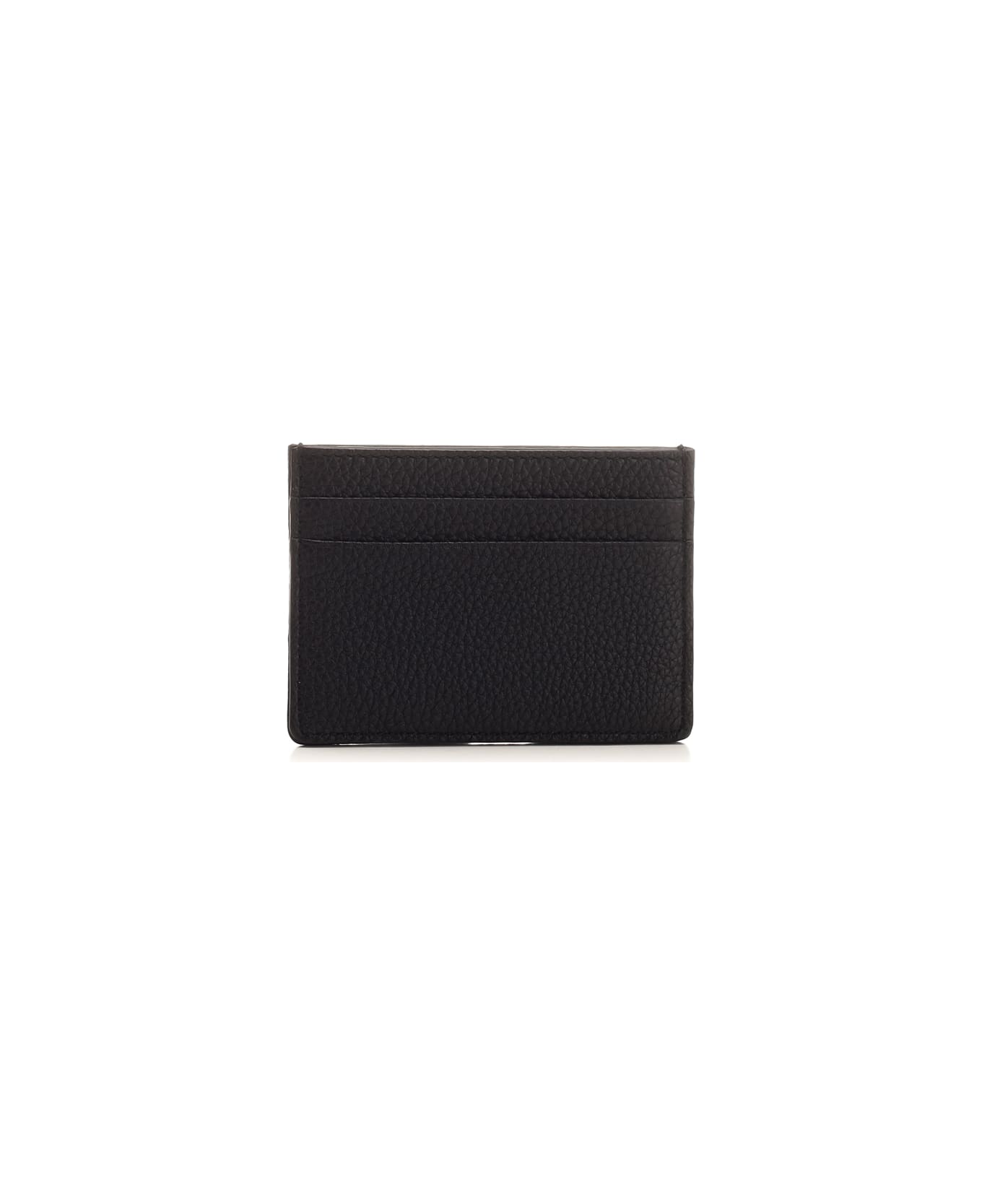 Valentino Garavani Leather Card Holder - Black