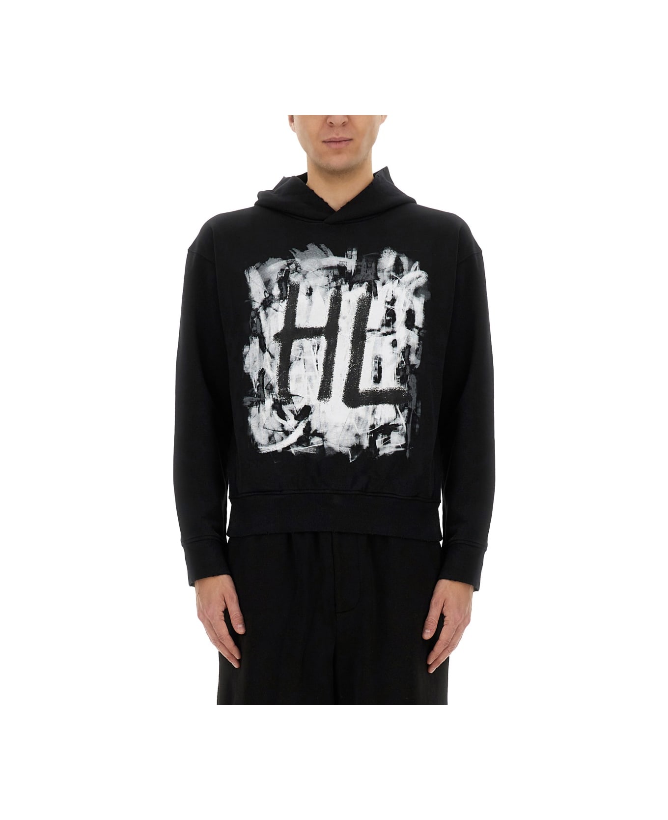 Helmut Lang 
scribble
 Sweatshirt - BLACK