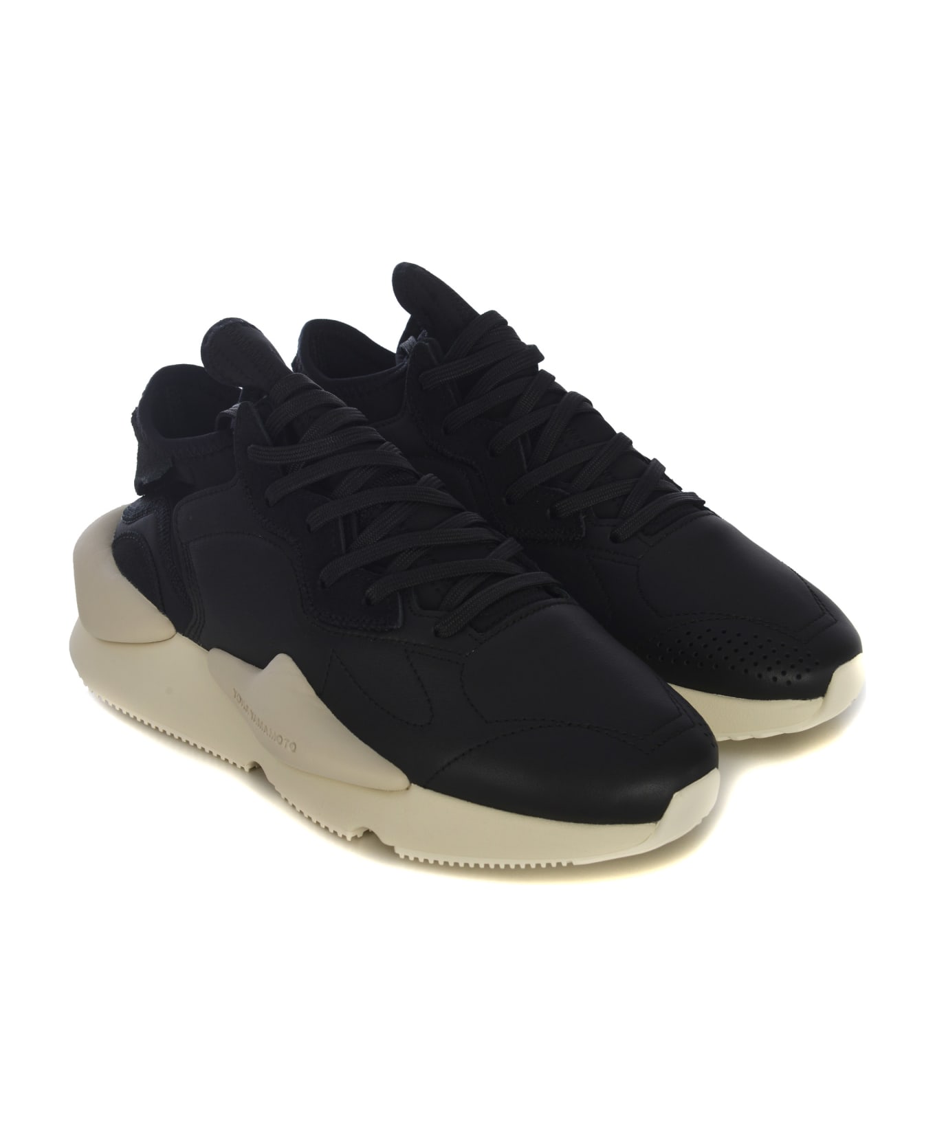 Y-3 Sneakers Y-3 "kaiwa" Made With Leather Upper - Nero