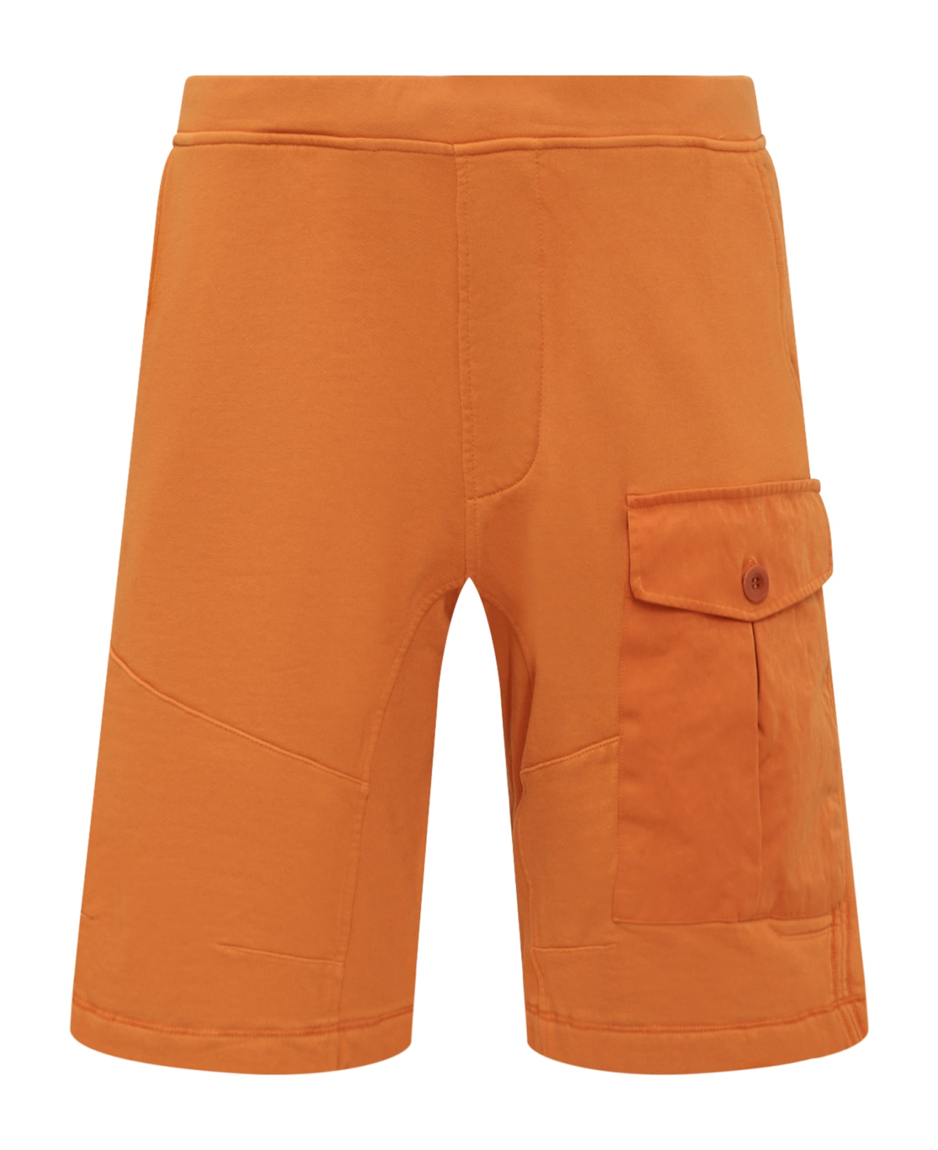 Ten C Fleece Short Pants - ARANCIONE/PESCA