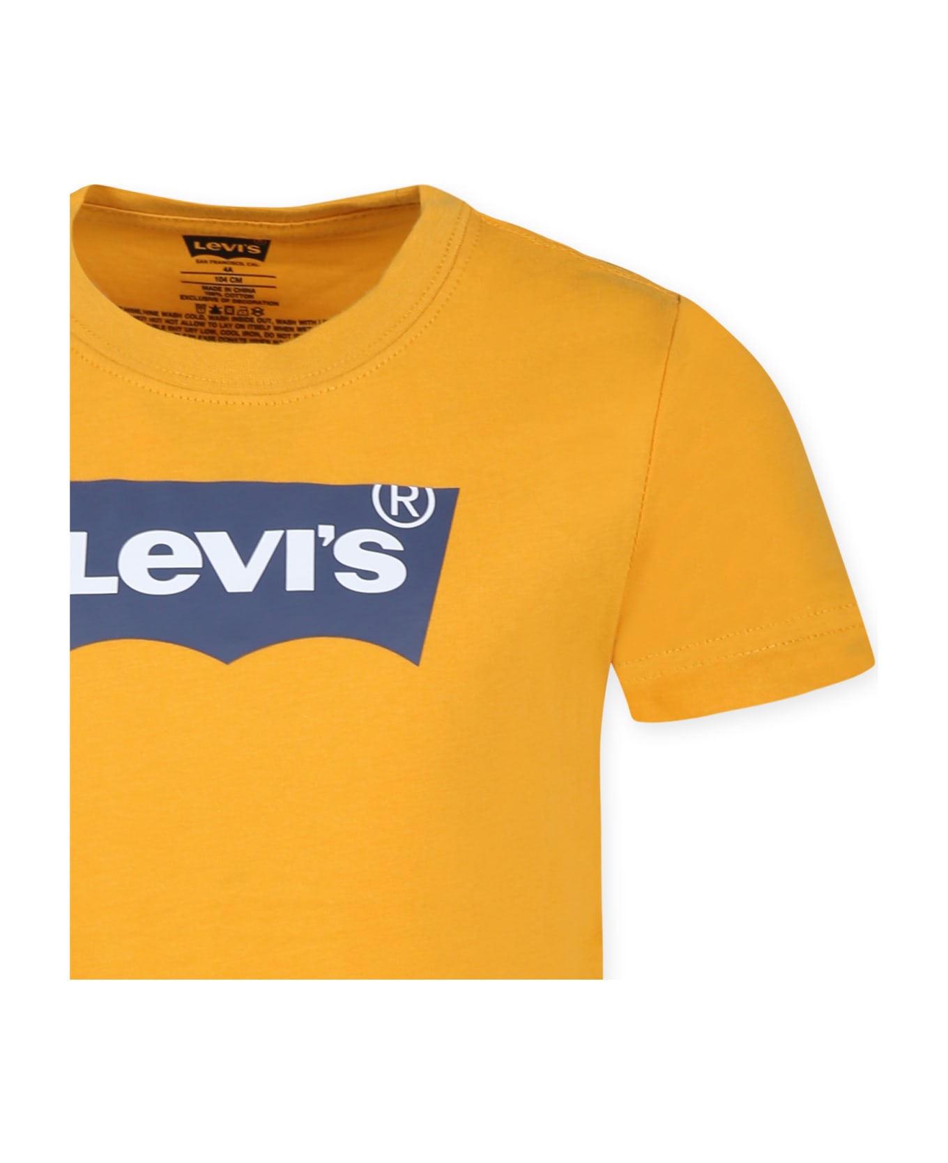 Levi
s Yellow T-shirt For Boy With Logo - Yellow