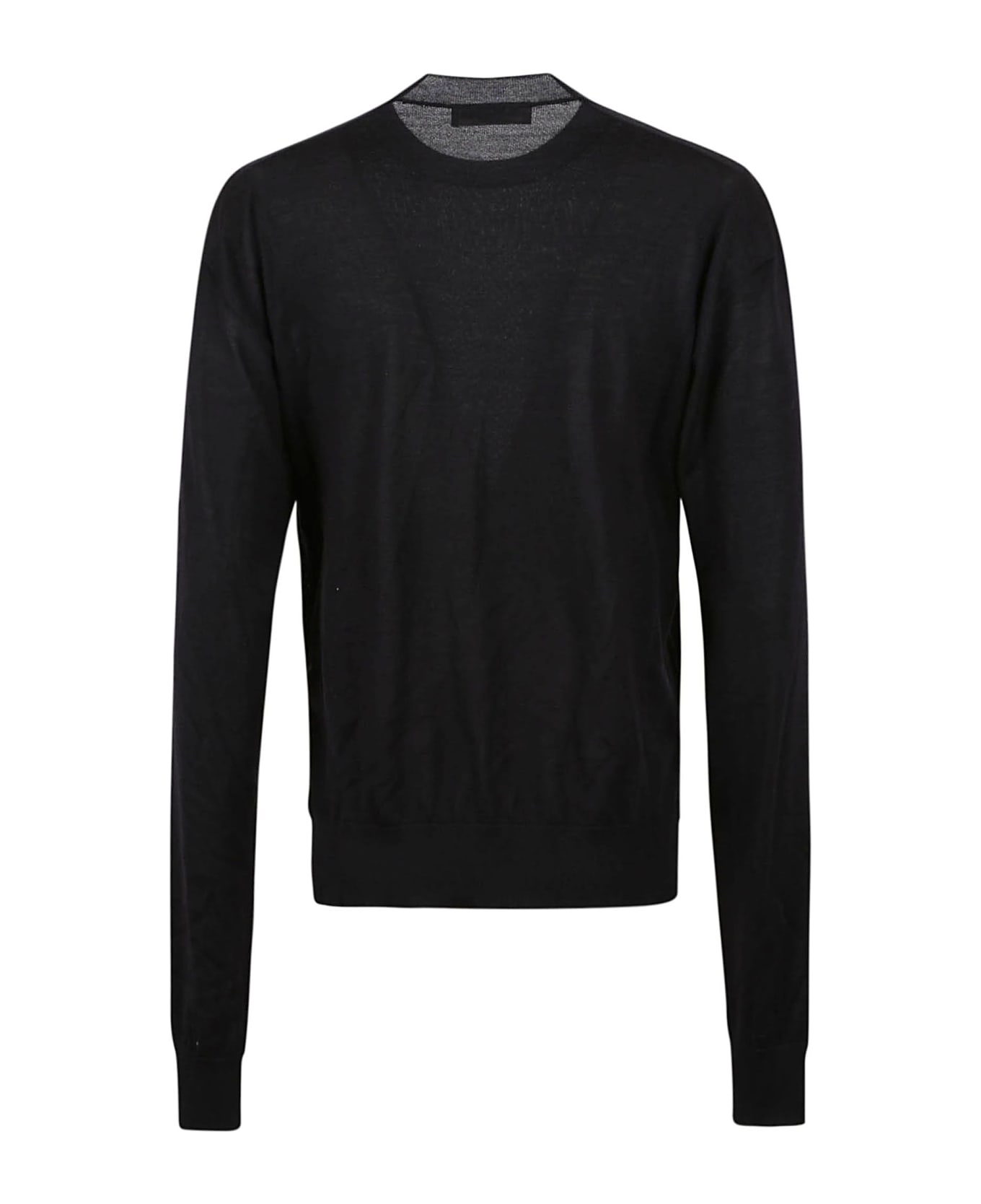 Jil Sander Sweater Cn Ls - Black