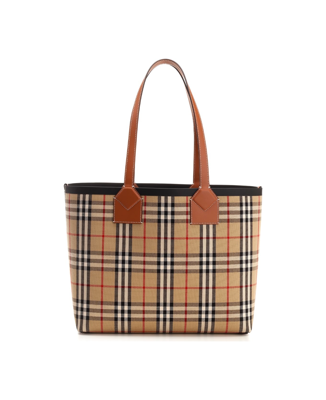 Burberry 'london' Small Tote Bag - Beige トートバッグ