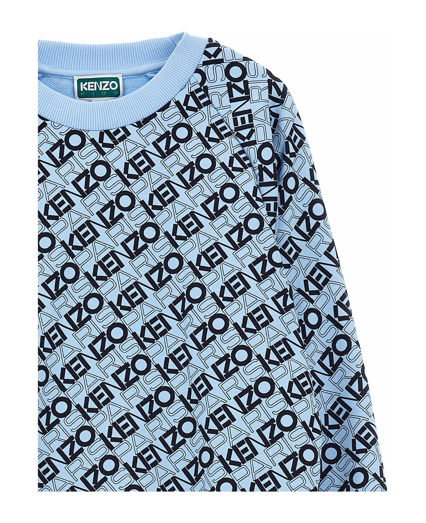Kenzo Kids Logo Sweatshirt - Light Blue