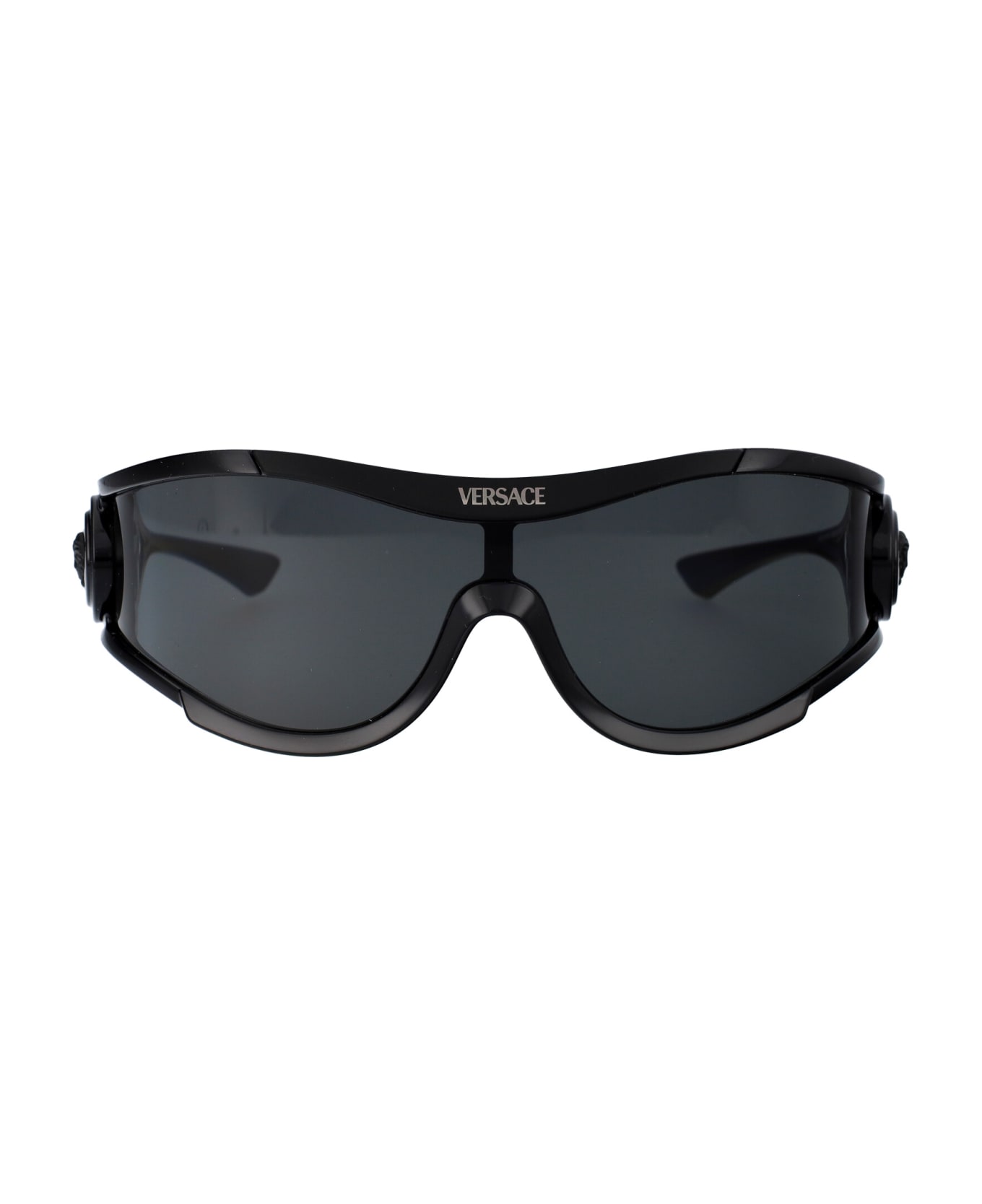 Versace Eyewear 0ve4475 Sunglasses - 536087 BLACK サングラス