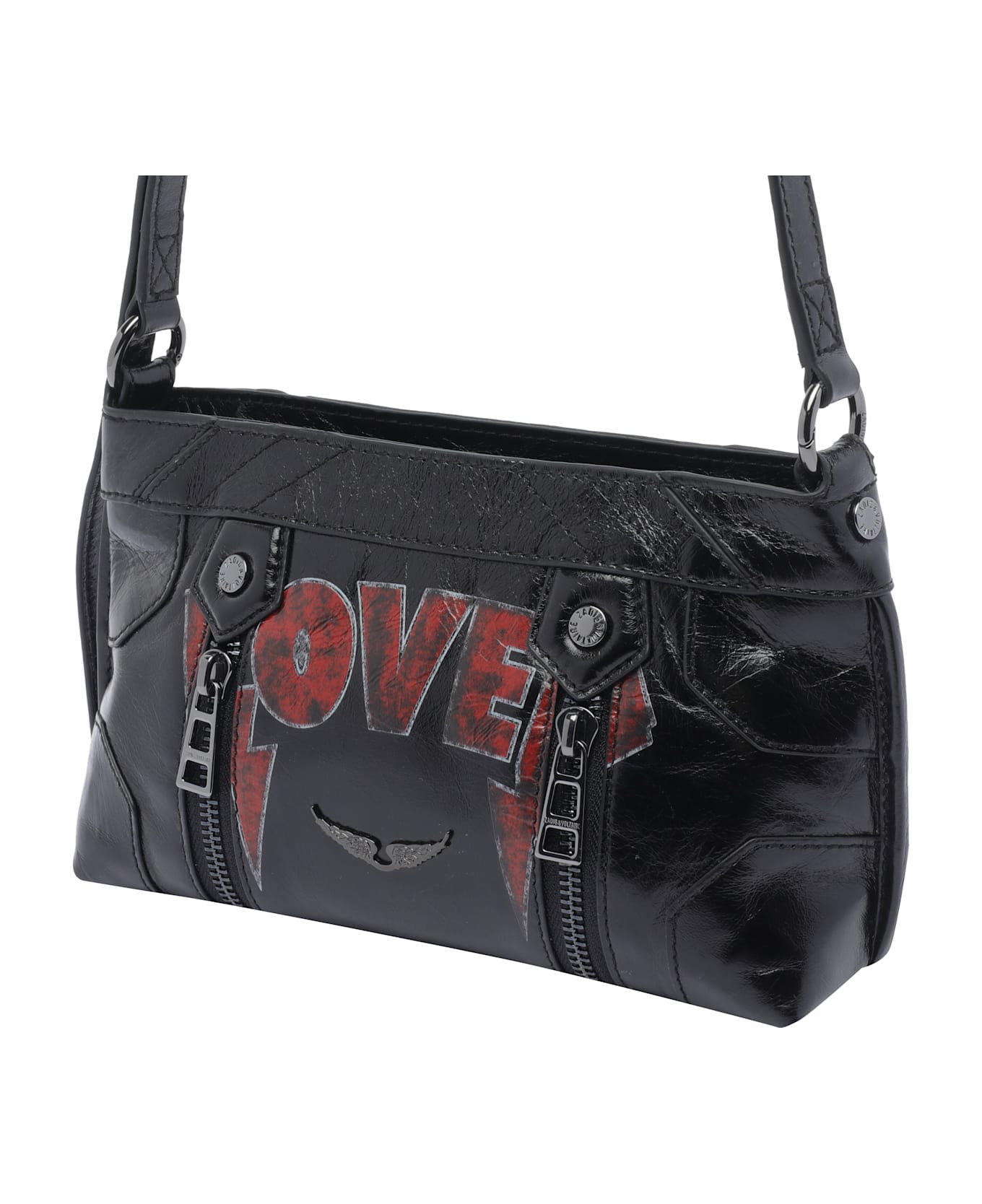 Zadig 
Voltaire Sunny Mood Punk Crossbody Bag - Black