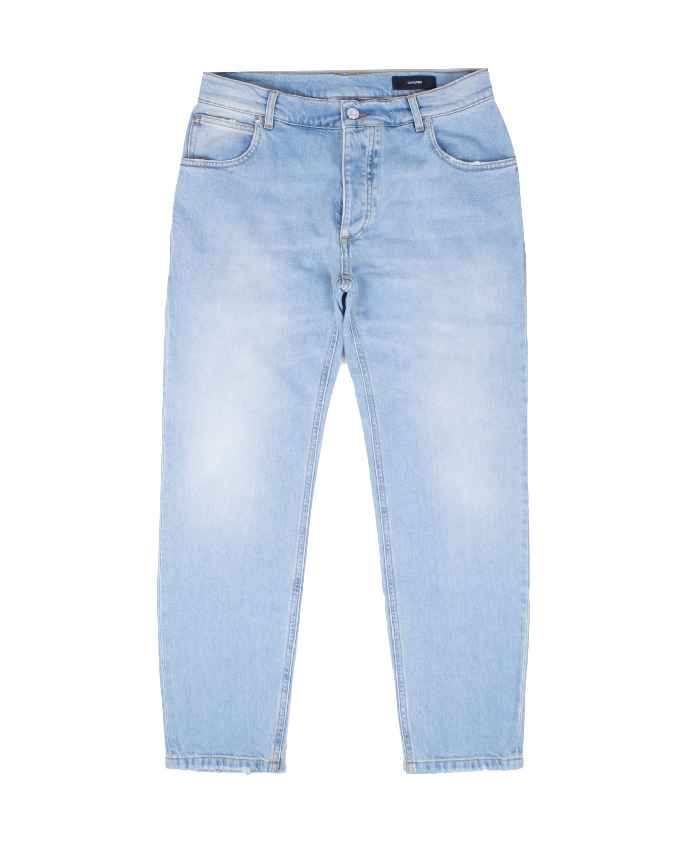 Balmain Cotton Jeans - Clear Blue