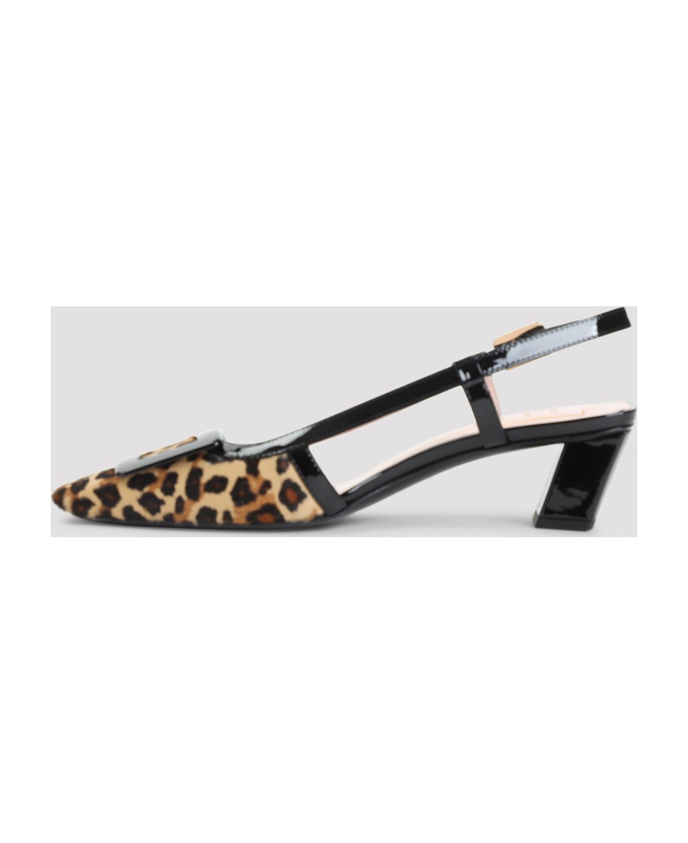 Roger Vivier Bv Pony Sling Back - Naturale