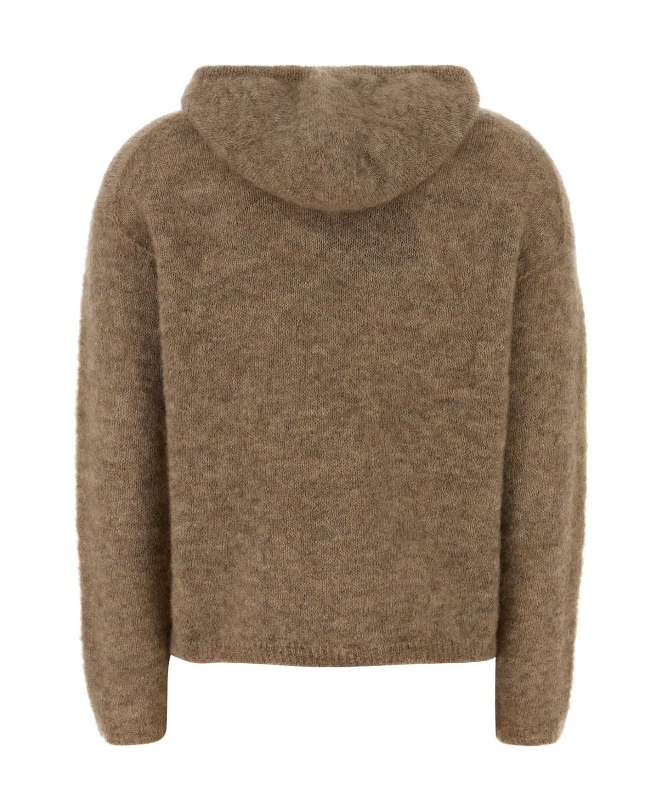 
S Max Mara Beige Stretch Mohair Blend Attuale Sweater - BEIGE