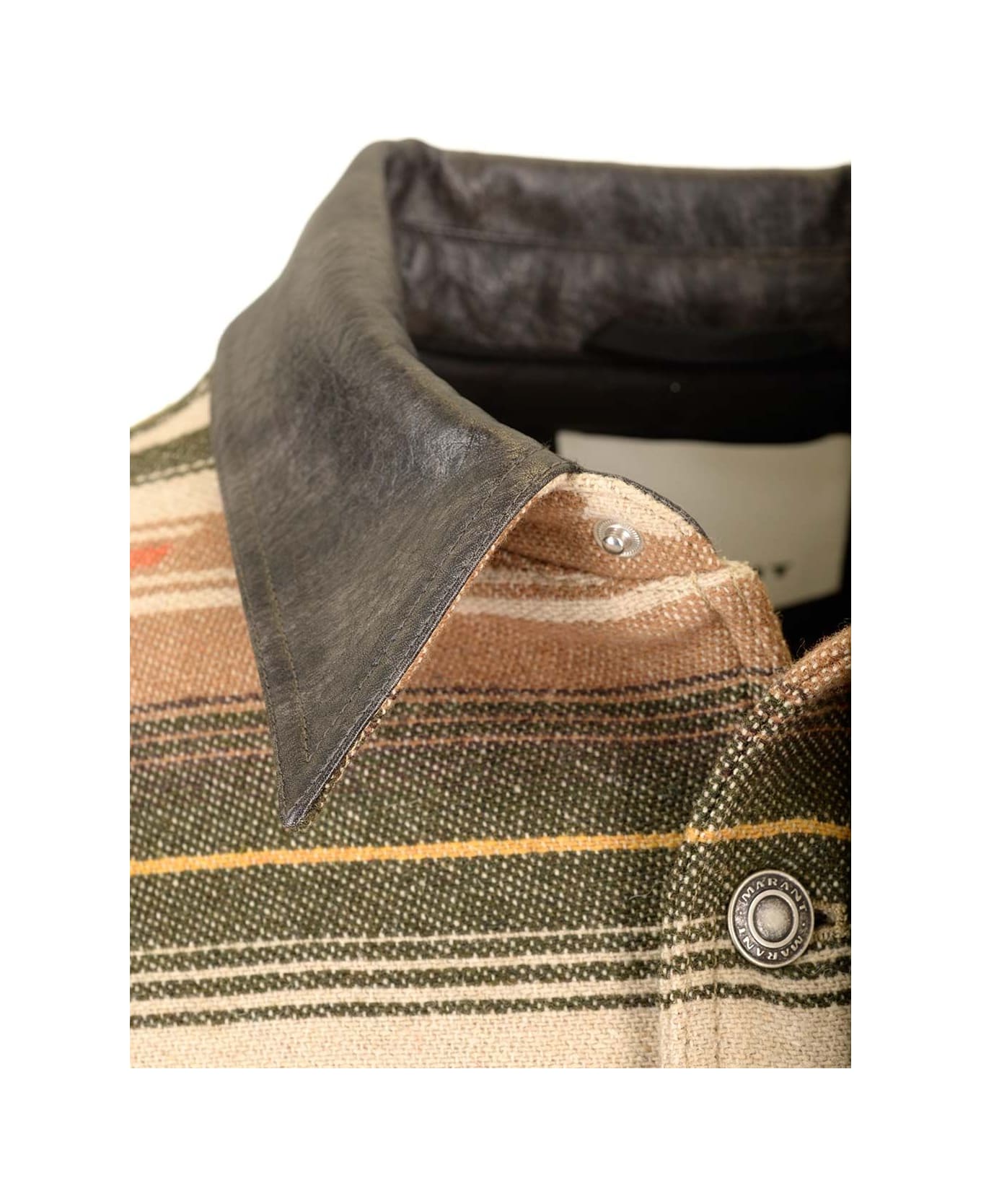 Isabel Marant 'dalton' Overshirt Jacket - Beige