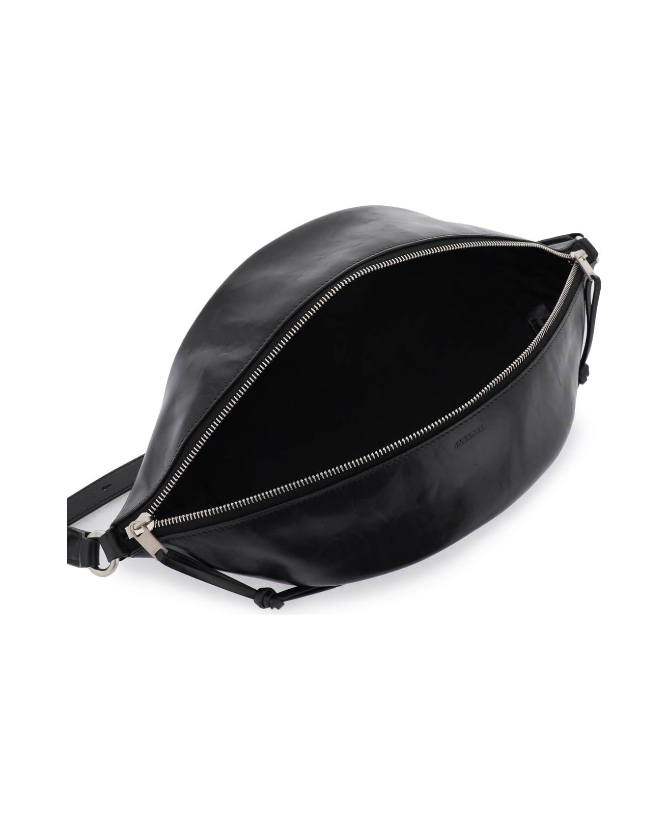 Jil Sander Black Leather Belt Bag - BLACK (Black) バッグ