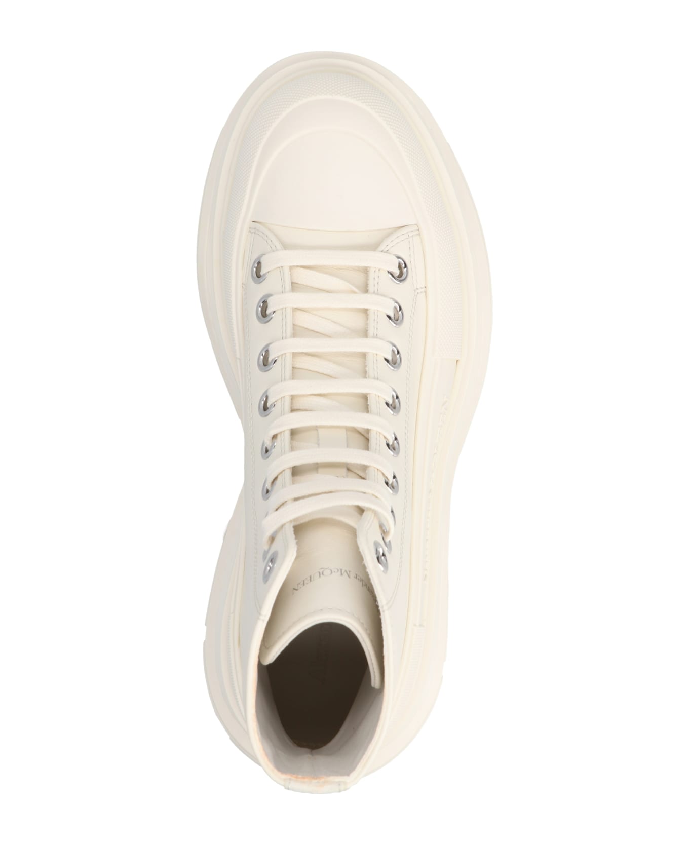 Alexander McQueen High Sneakers - White