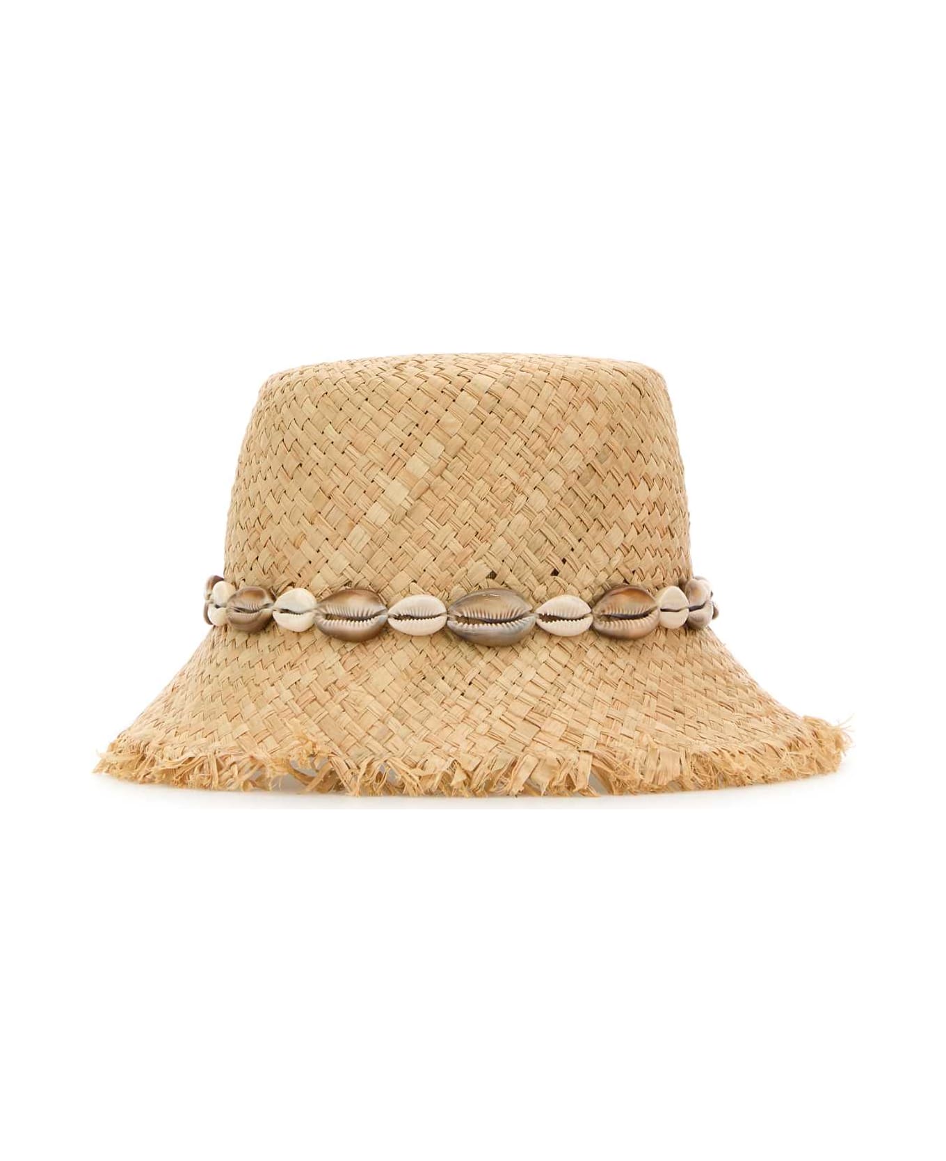 Alanui Raffia Bucket Hat - NATURAL
