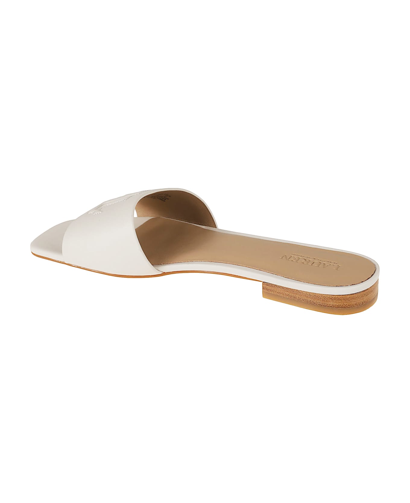 Ralph Lauren Everley Sliders - White