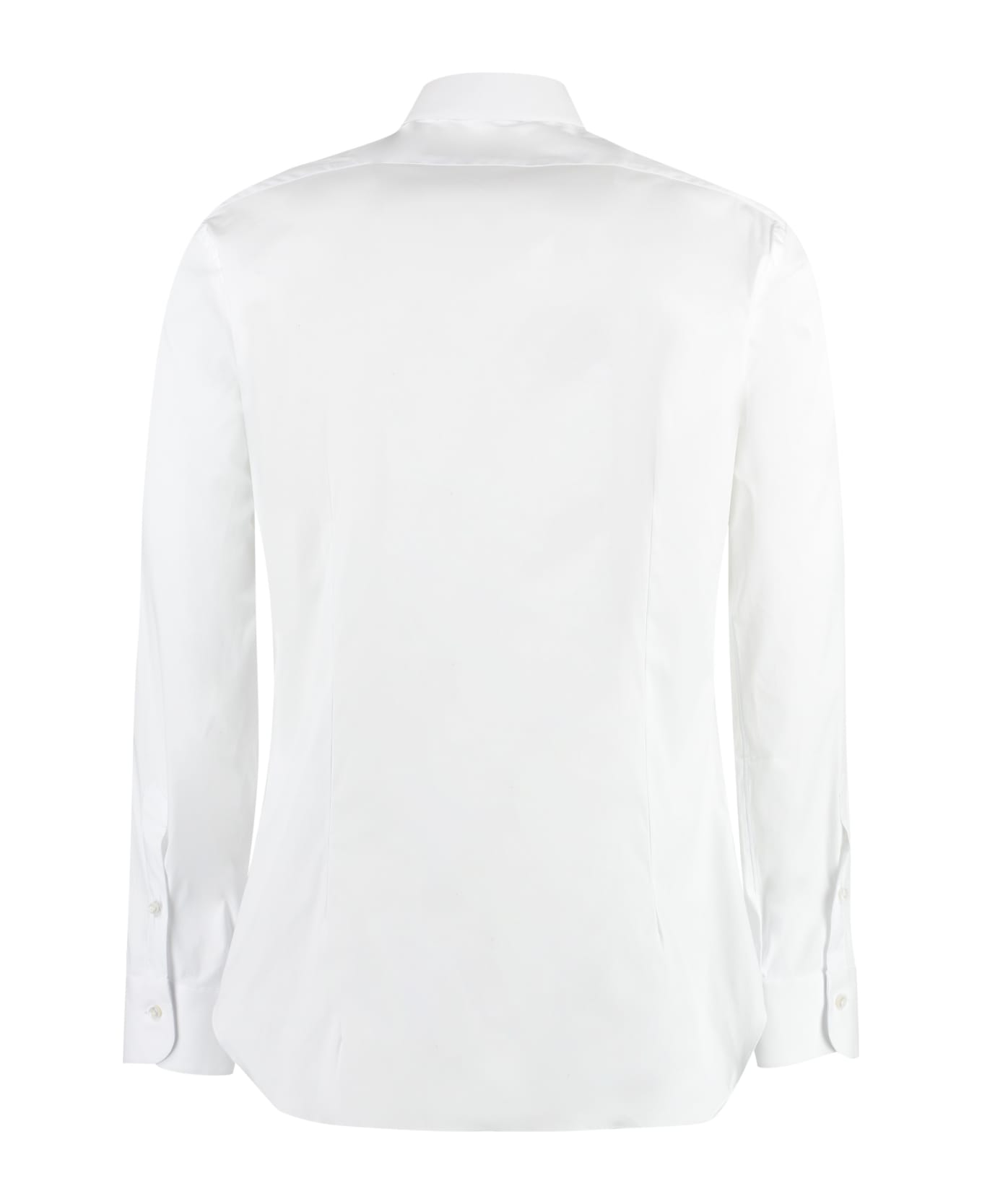 Barba Napoli Cotton Shirt - Bianco
