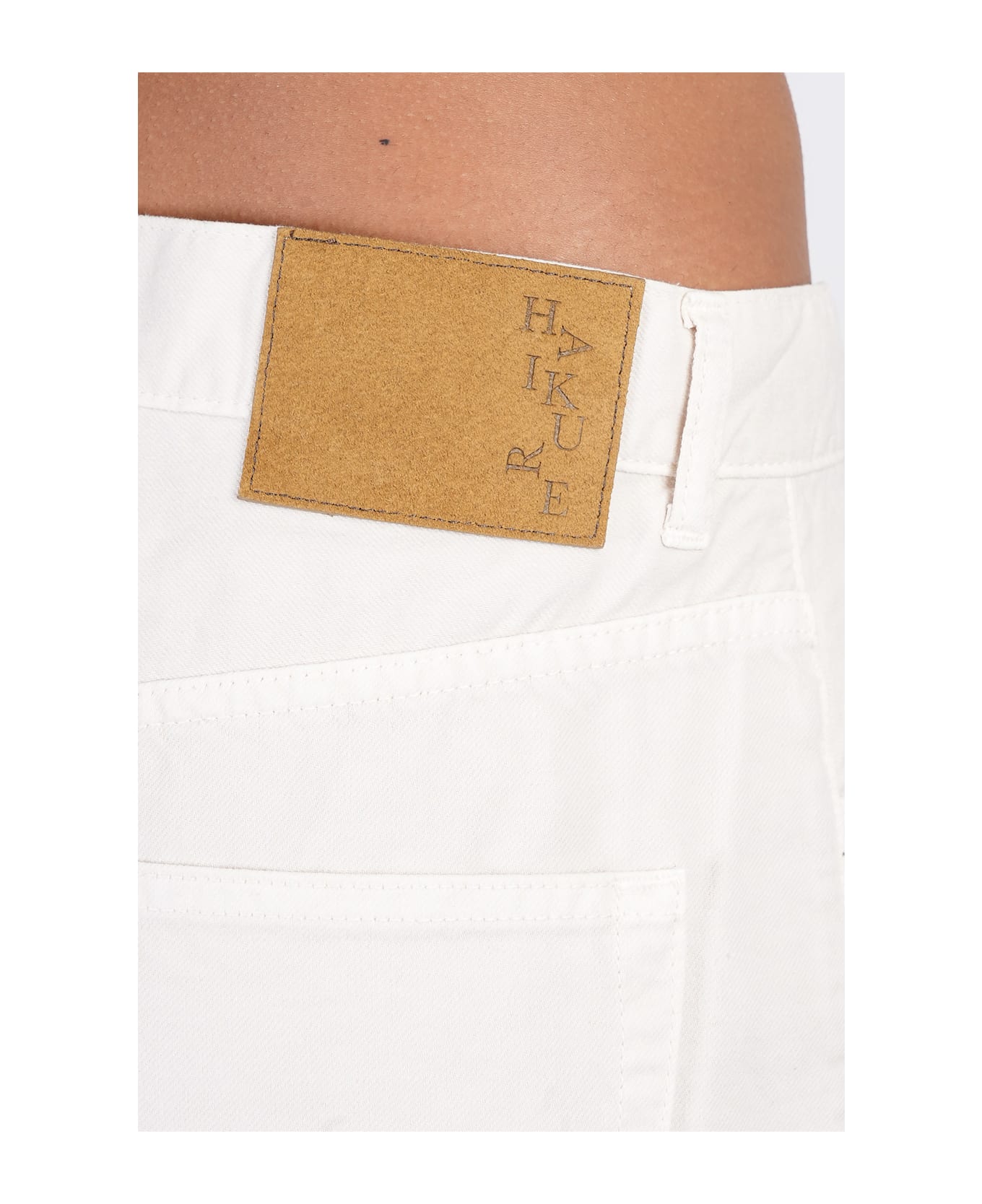 Haikure Candy Jeans In Beige Cotton - beige
