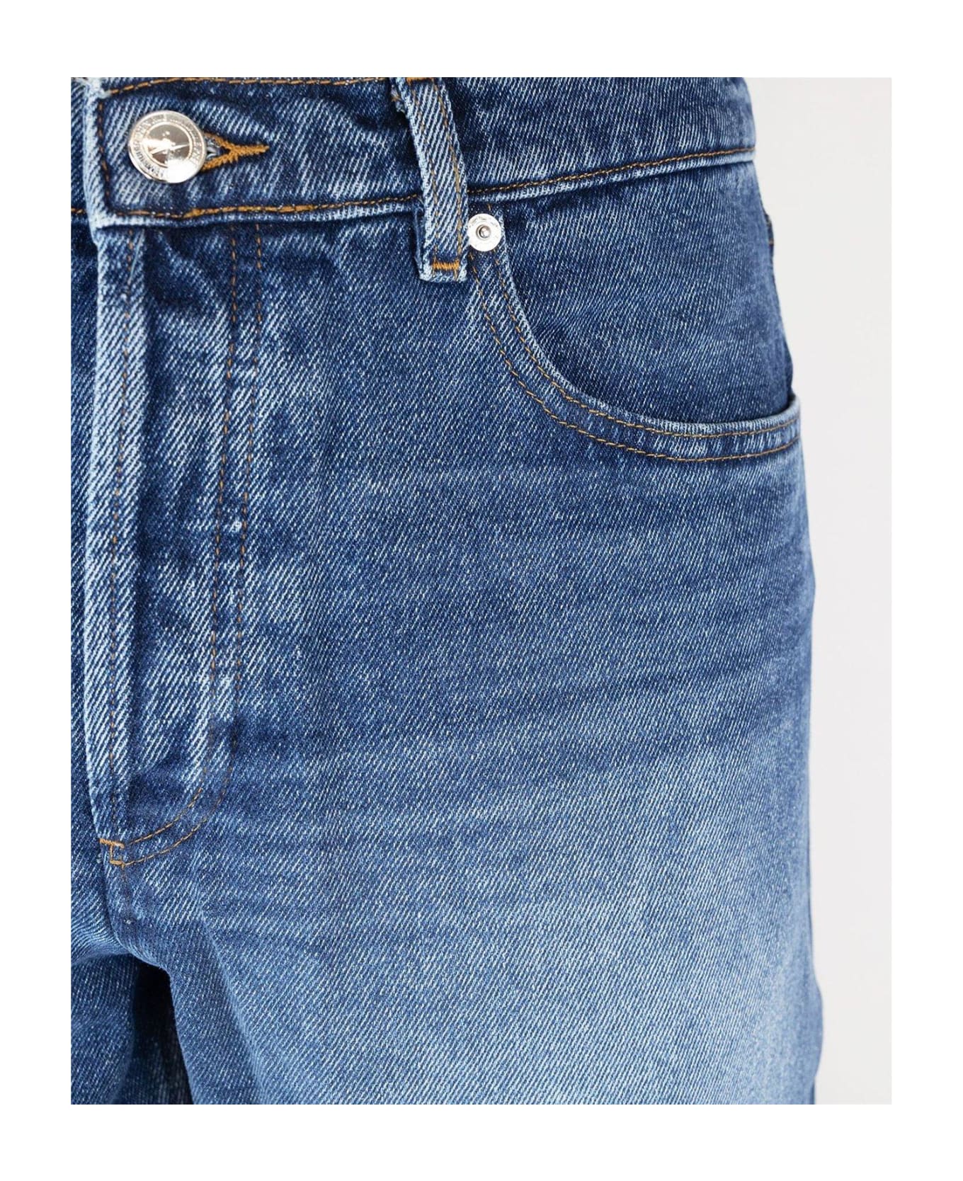 A.P.C. Straight Leg Jeans - WASHED INDIGO