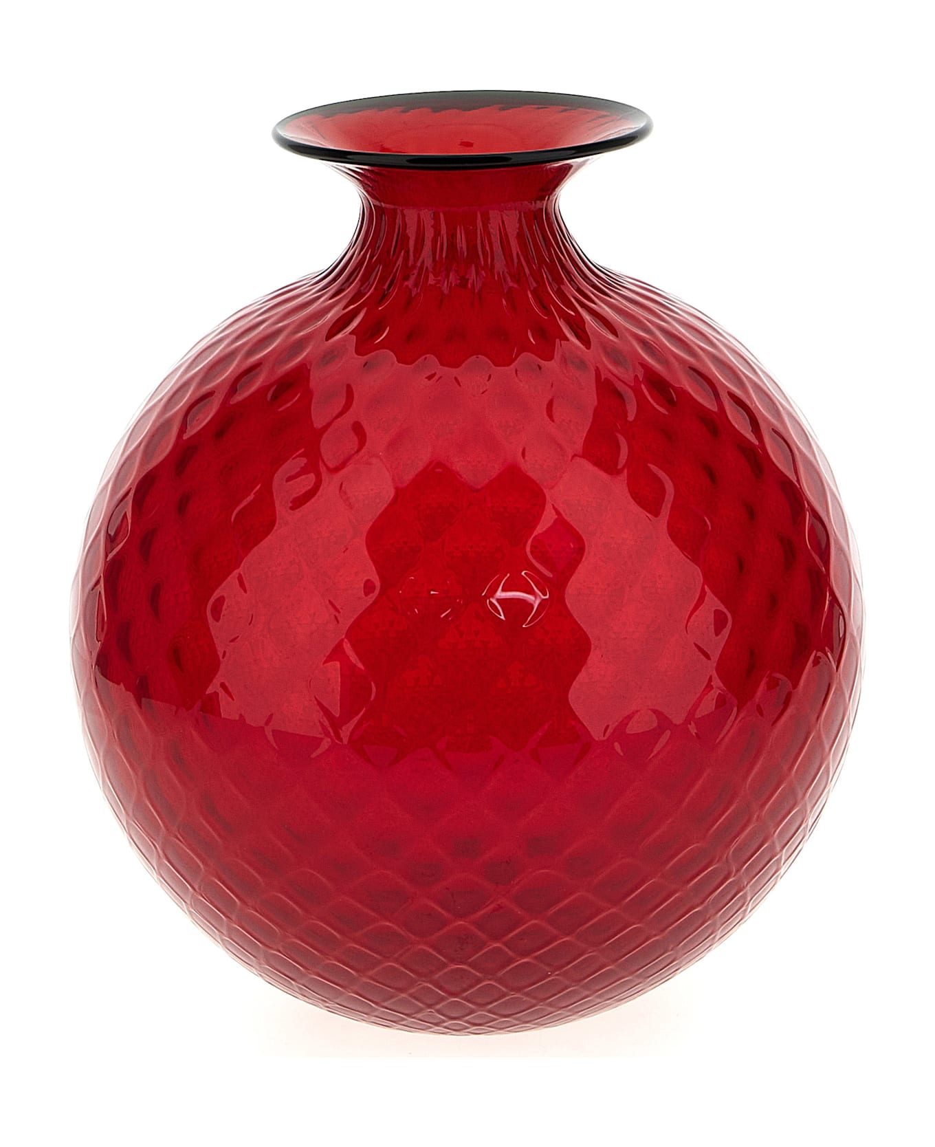 Venini 'monofiore Balloton' Vase - Red
