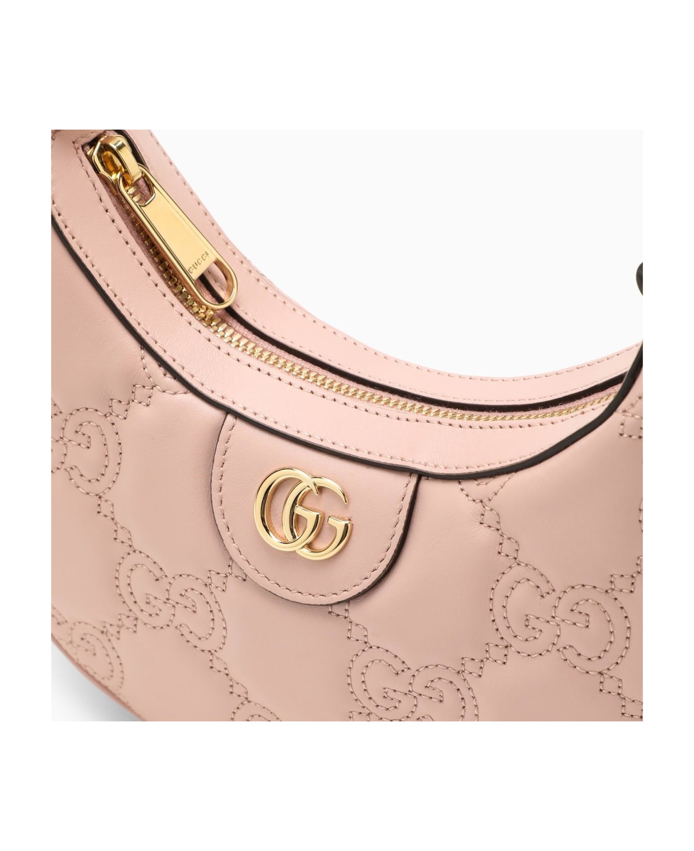 Gucci Pink Quilted Gg Mini Bag