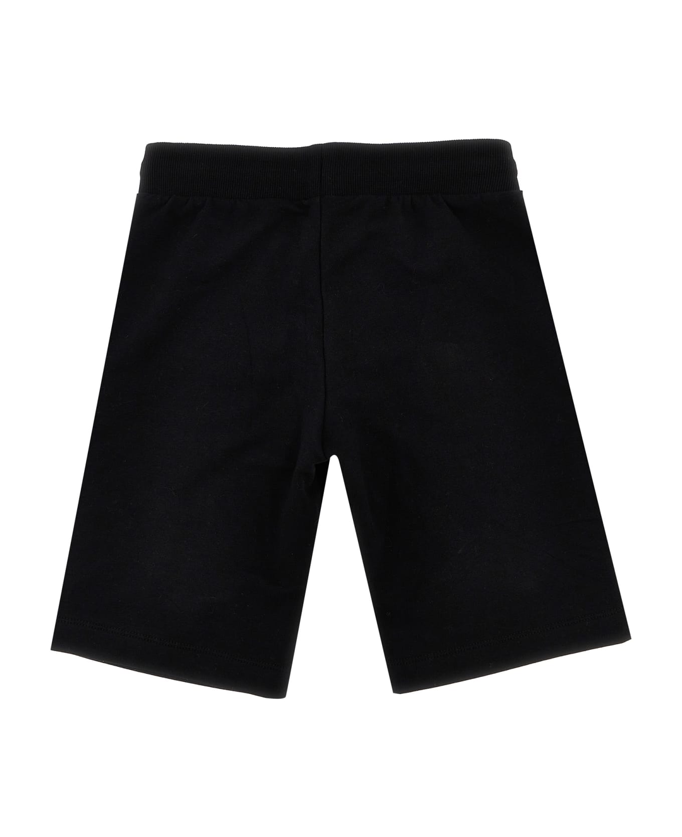 Moschino Logo Print Shorts - White/Black ボトムス