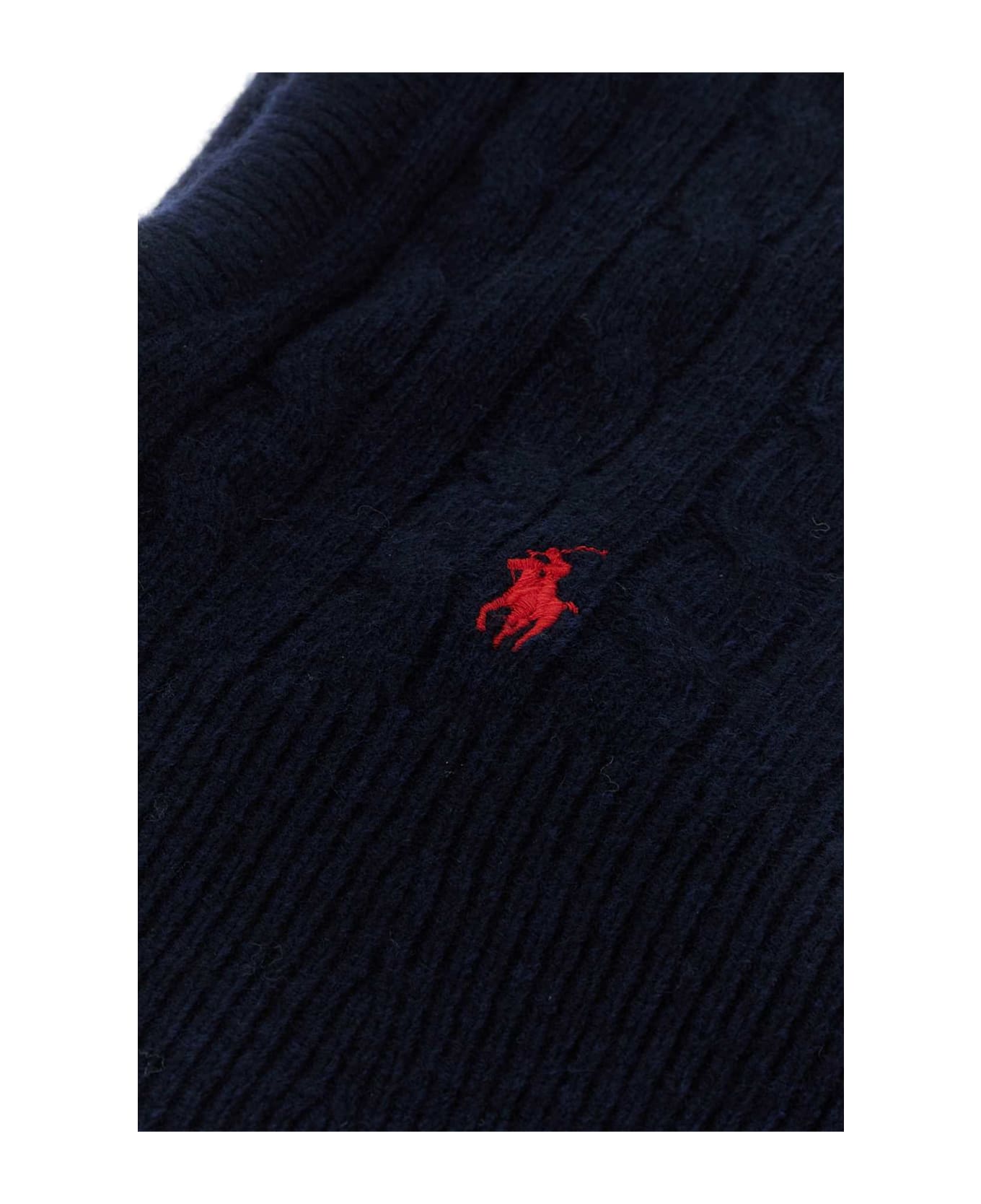 Ralph Lauren Midnight Blue Wool Blend Balaclava - hunter navy