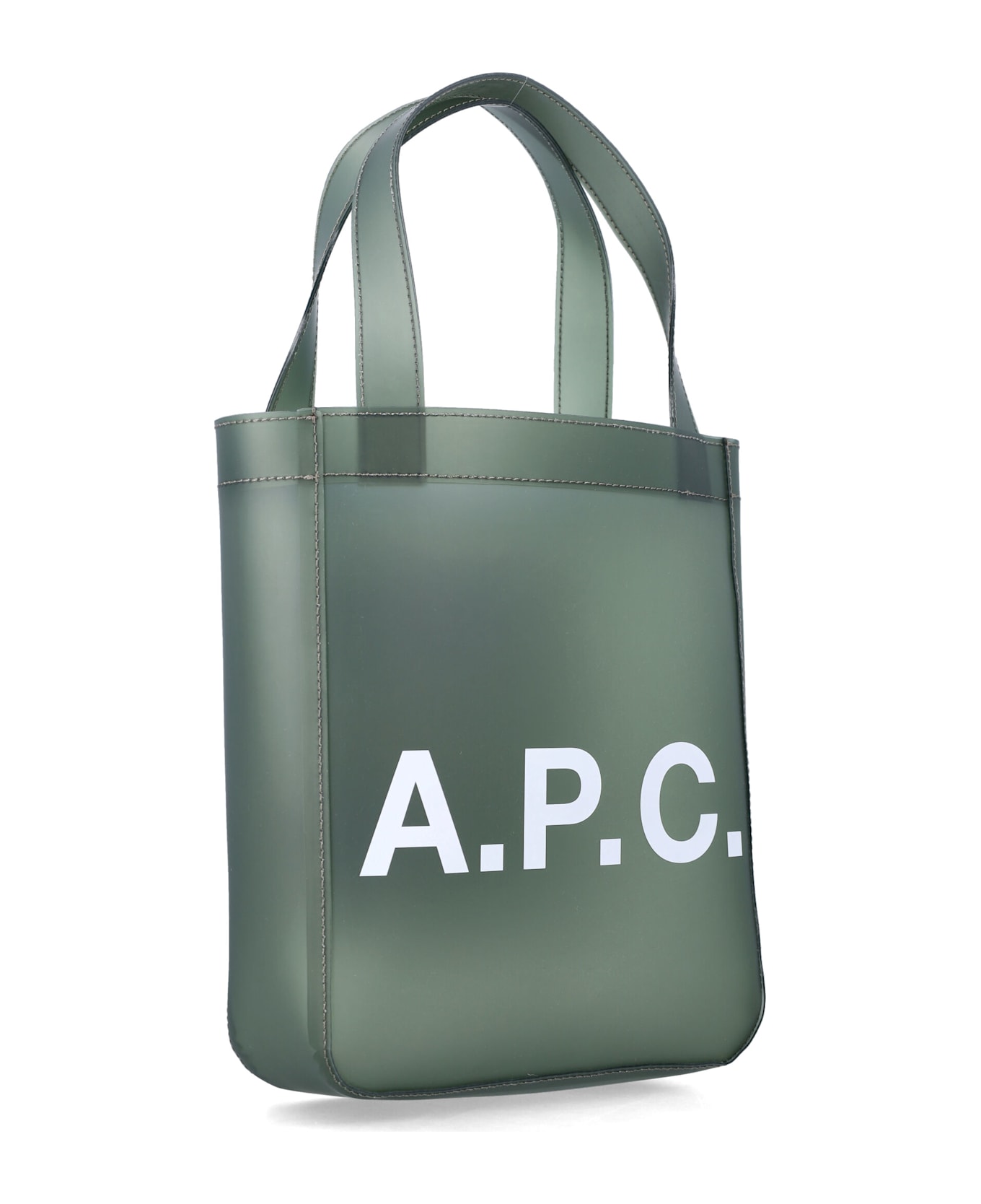 A.P.C. Lou Matte Pvc Tote Bag - KHAKI