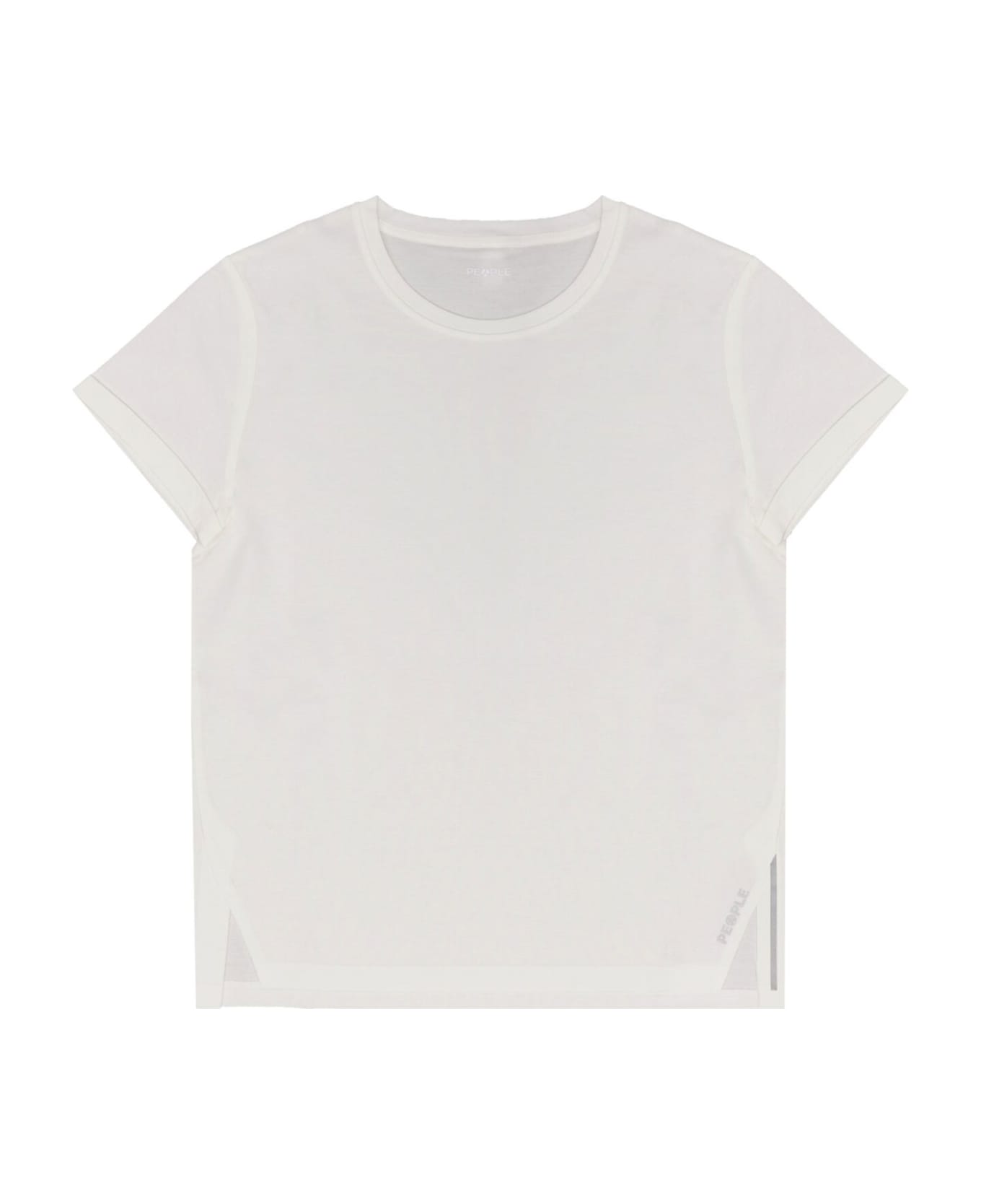 People Of Shibuya White Crew-neck T-shirt - BIANCO Tシャツ