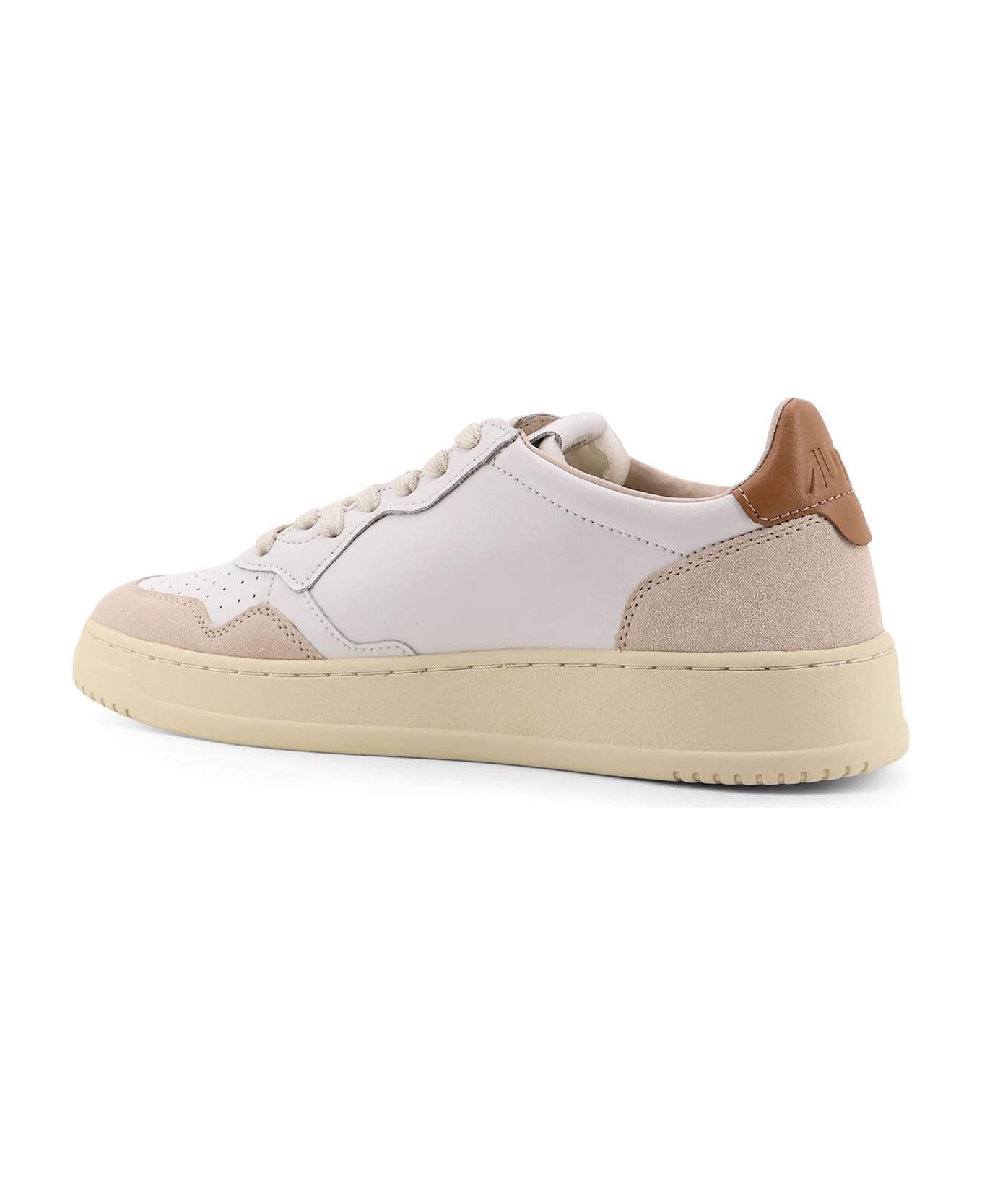 Autry Medalist Low Leather Low-top Sneakers - BIANCO BEIGE スニーカー