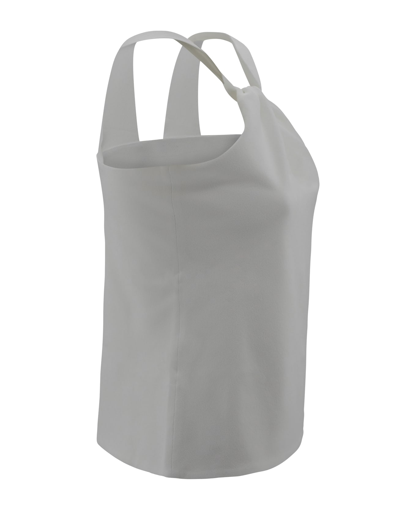 D.Exterior Top Viscose Knot - White