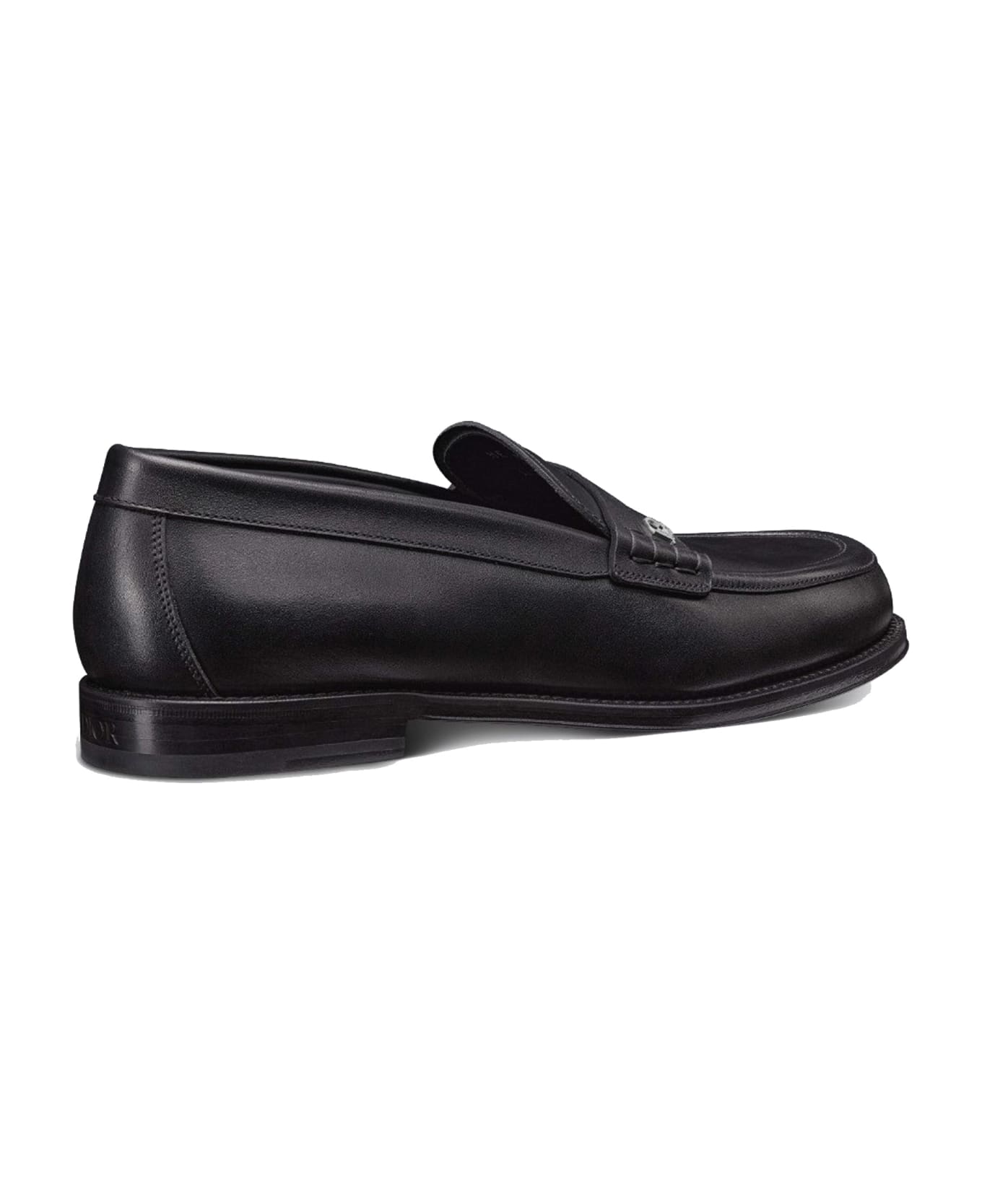 Dior Leather Loafers - Black ローファー＆デッキシューズ