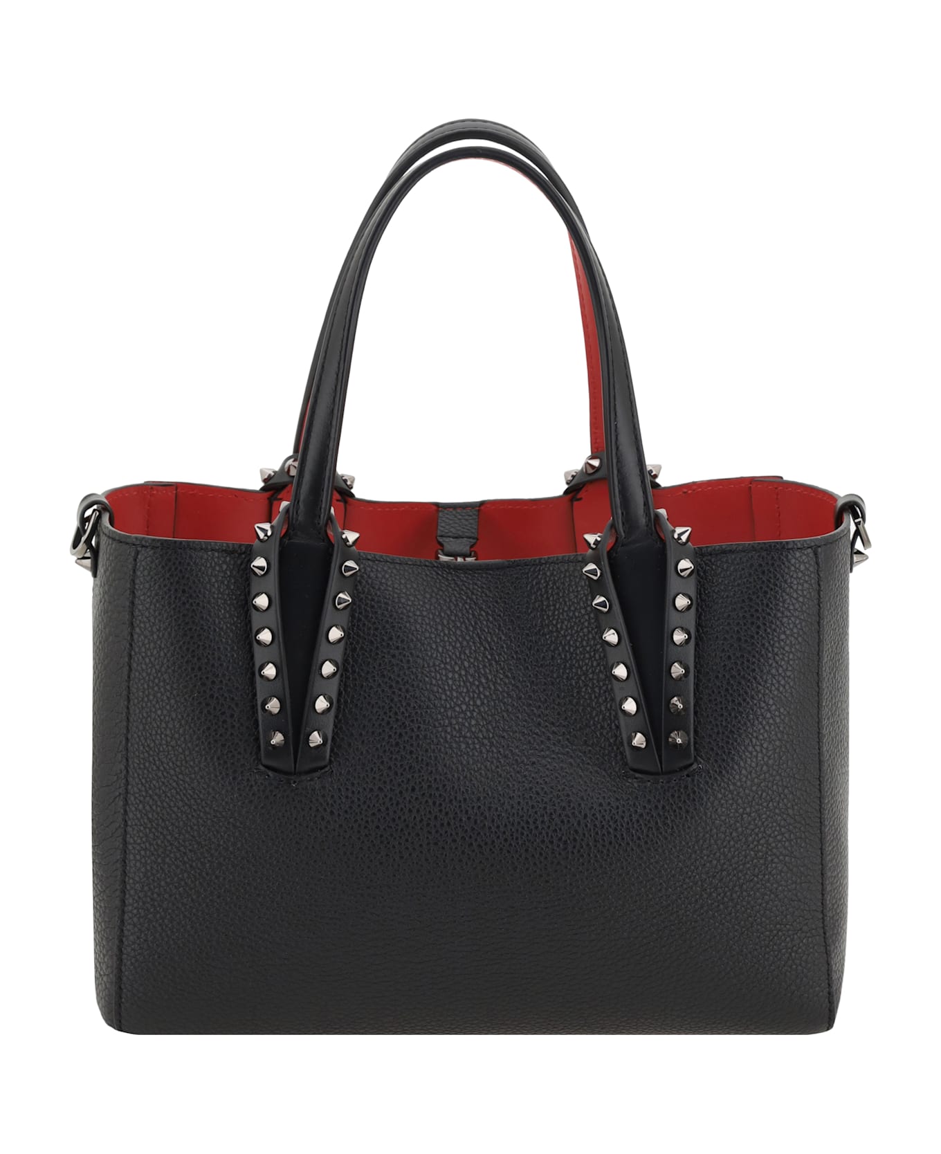 Christian Louboutin Mini Cabata Tote Bag - Black/gun Metal