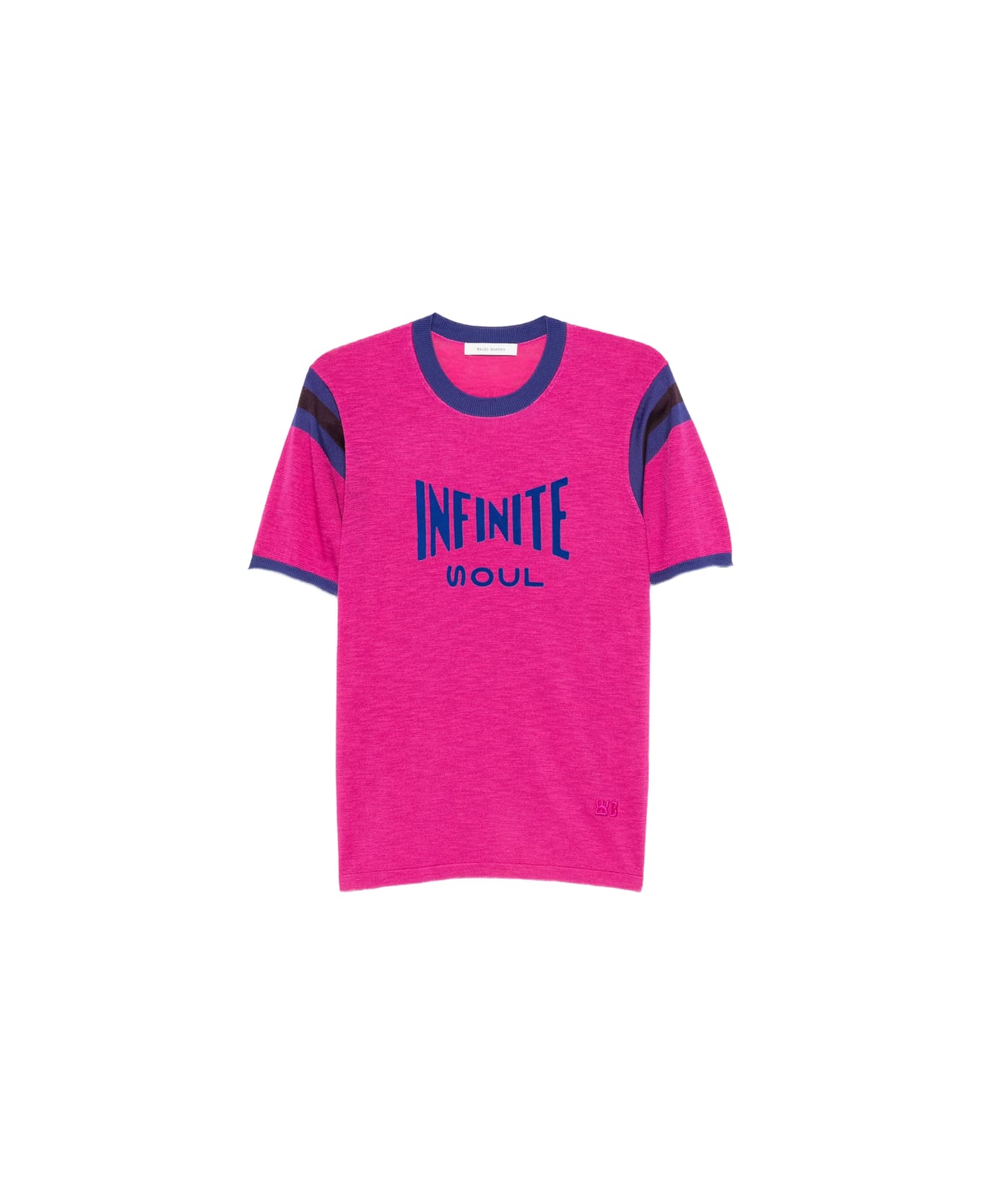 Wales Bonner T-shirt - PINK/BLUE