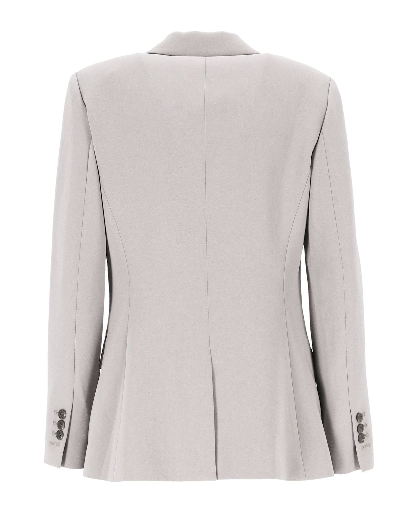 Theory Admiral Crepe Staple Blazer - GREY